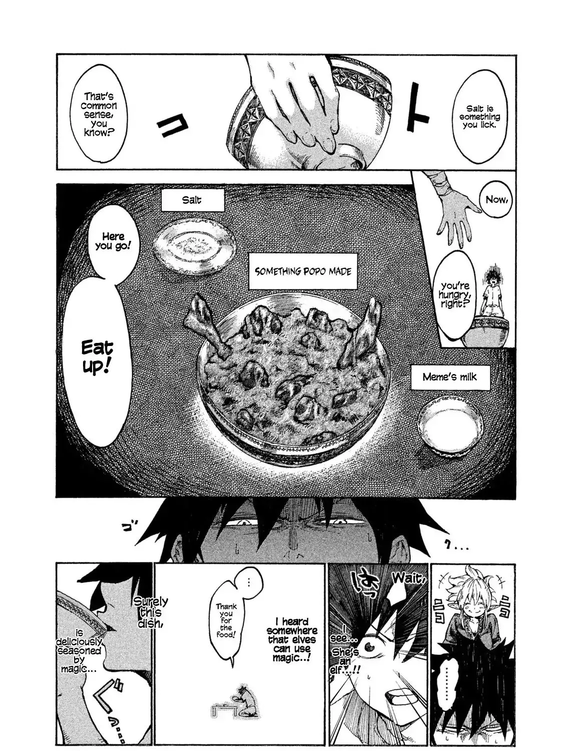 Mazumeshi Elf to Youbokugurashi Chapter 1 page 34 - 