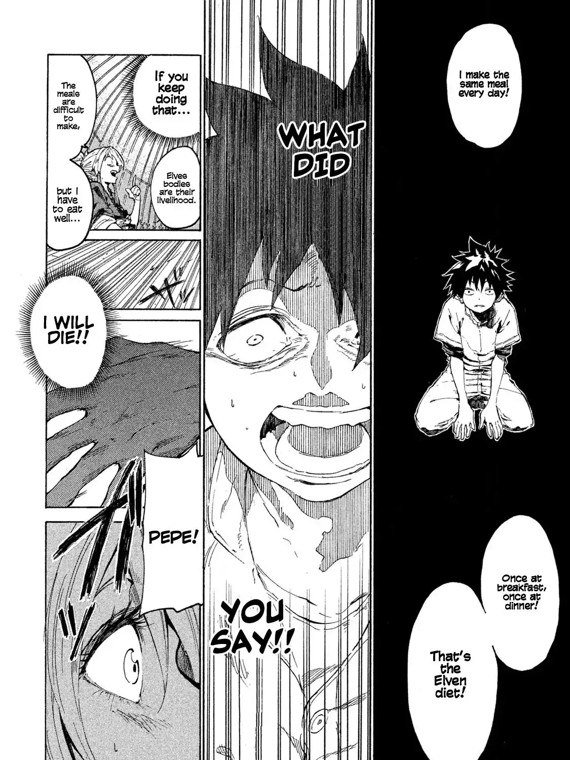 Mazumeshi Elf to Youbokugurashi Chapter 1 page 44 - 