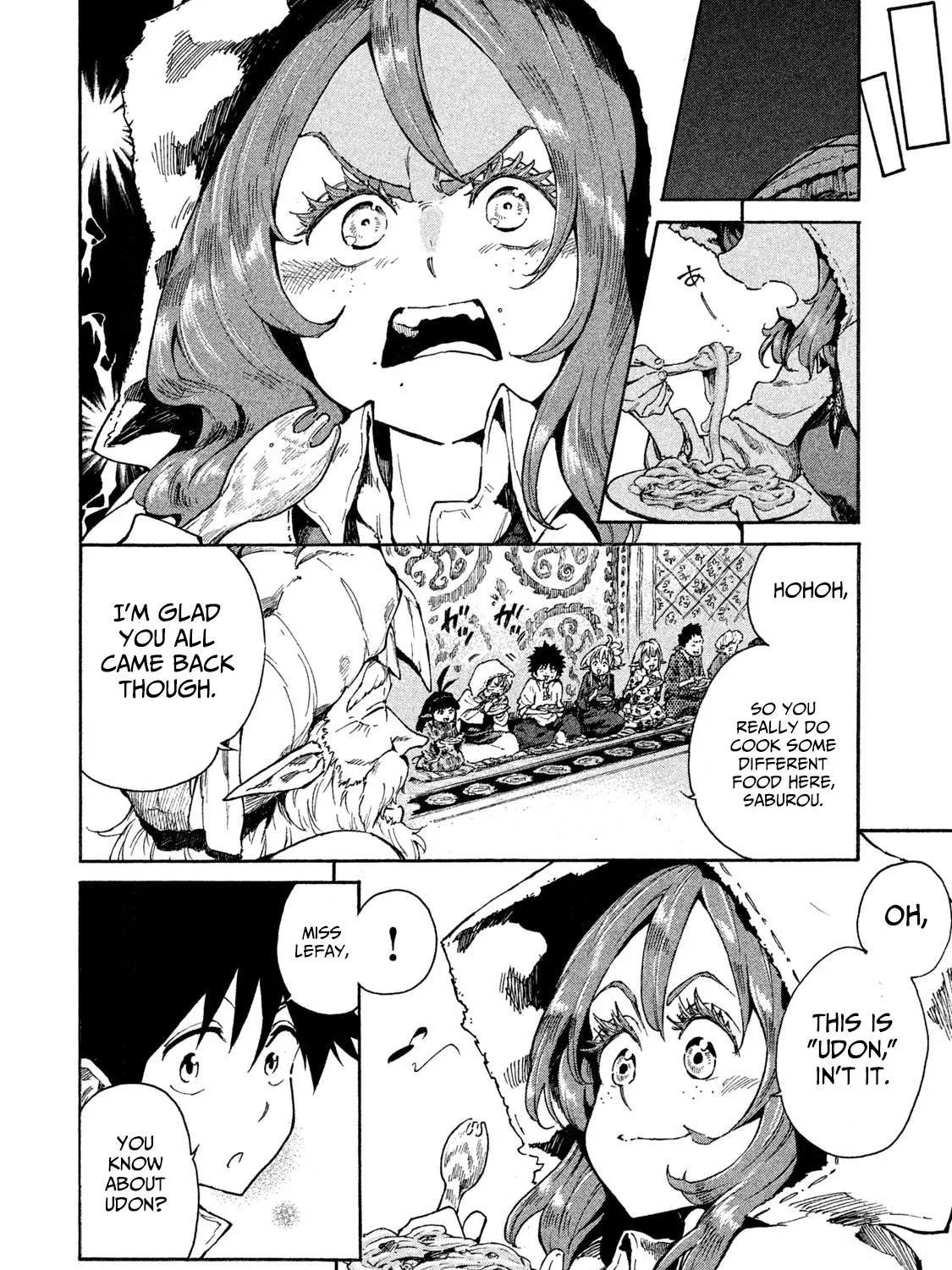 Mazumeshi Elf to Youbokugurashi Chapter 10 page 35 - 
