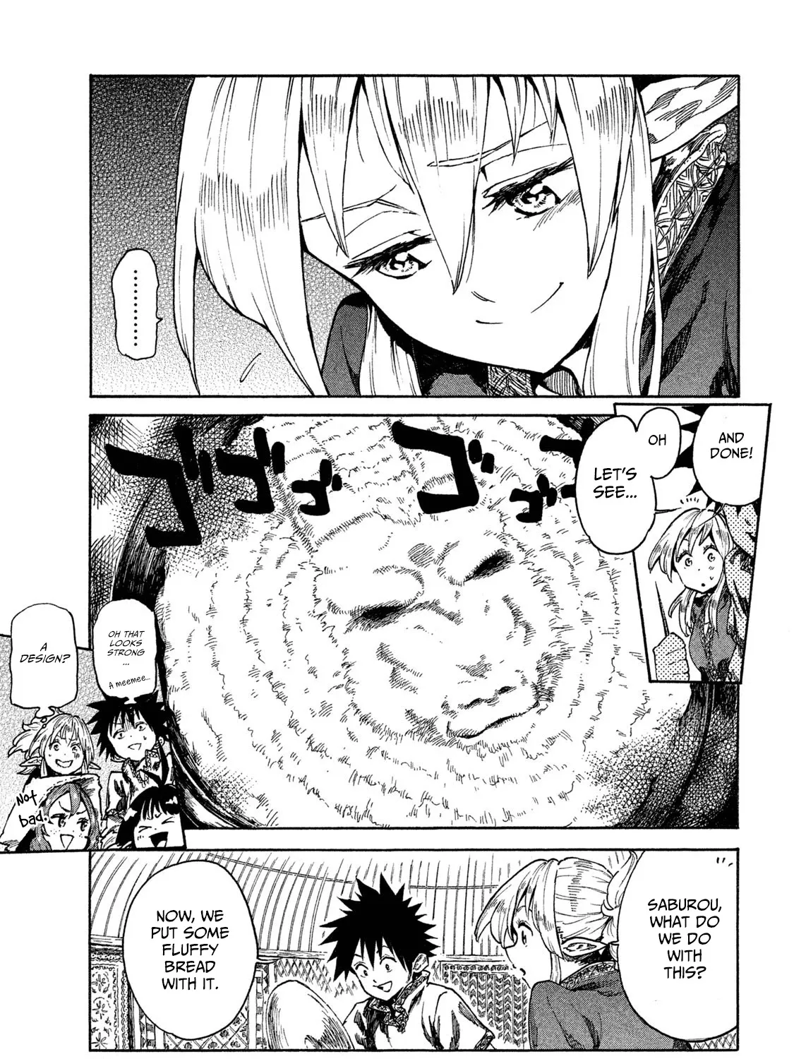 Mazumeshi Elf to Youbokugurashi Chapter 10 page 57 - 