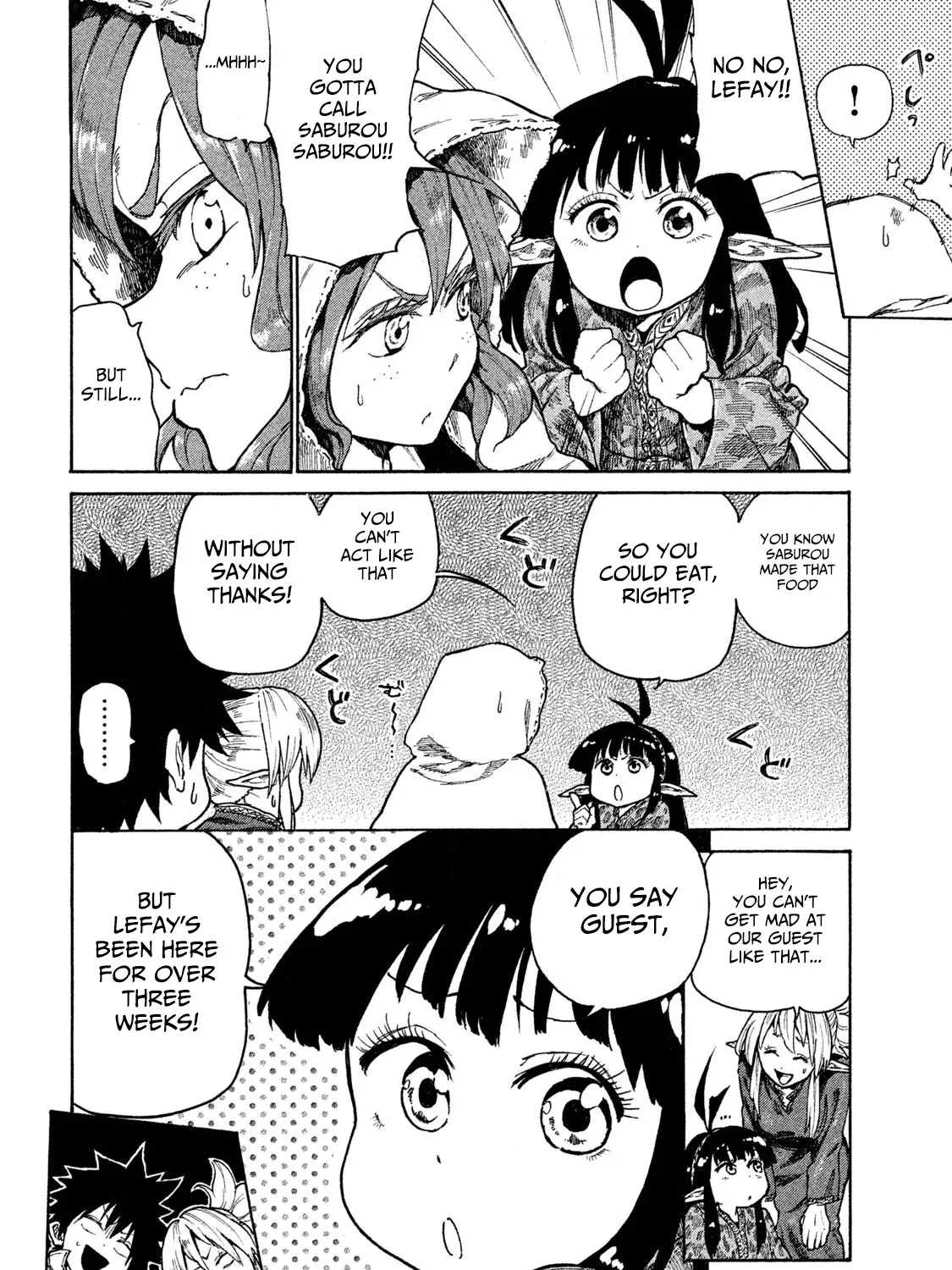 Mazumeshi Elf to Youbokugurashi Chapter 10 page 7 - 