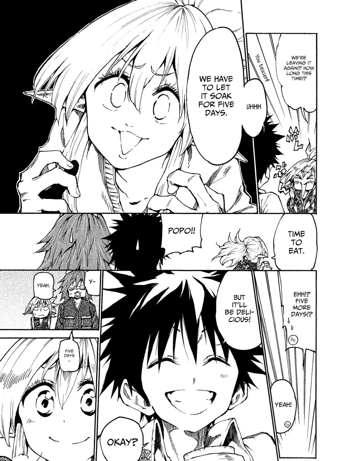 Mazumeshi Elf to Youbokugurashi Chapter 17 page 37 - 