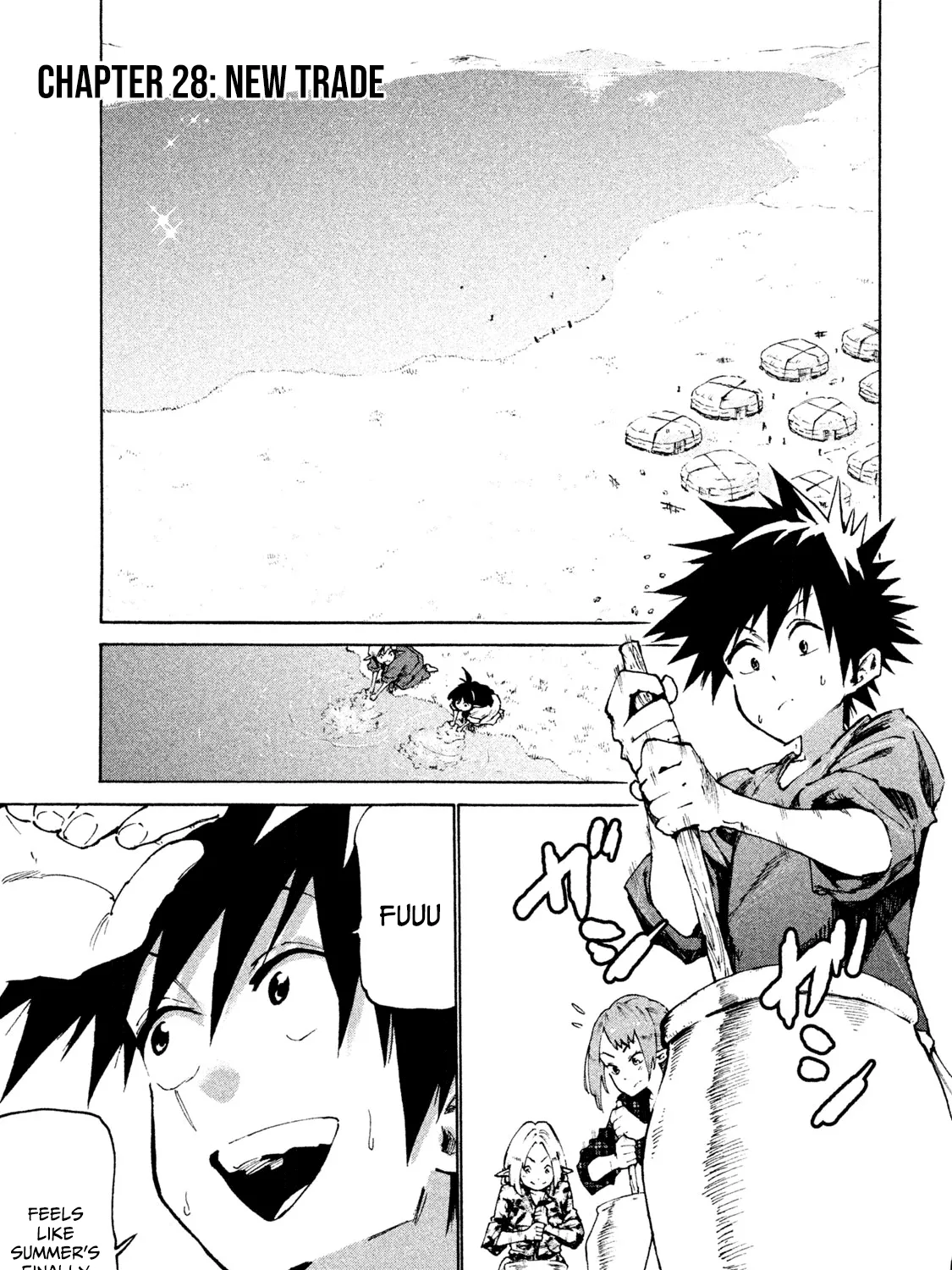 Mazumeshi Elf to Youbokugurashi Chapter 28 page 1 - 