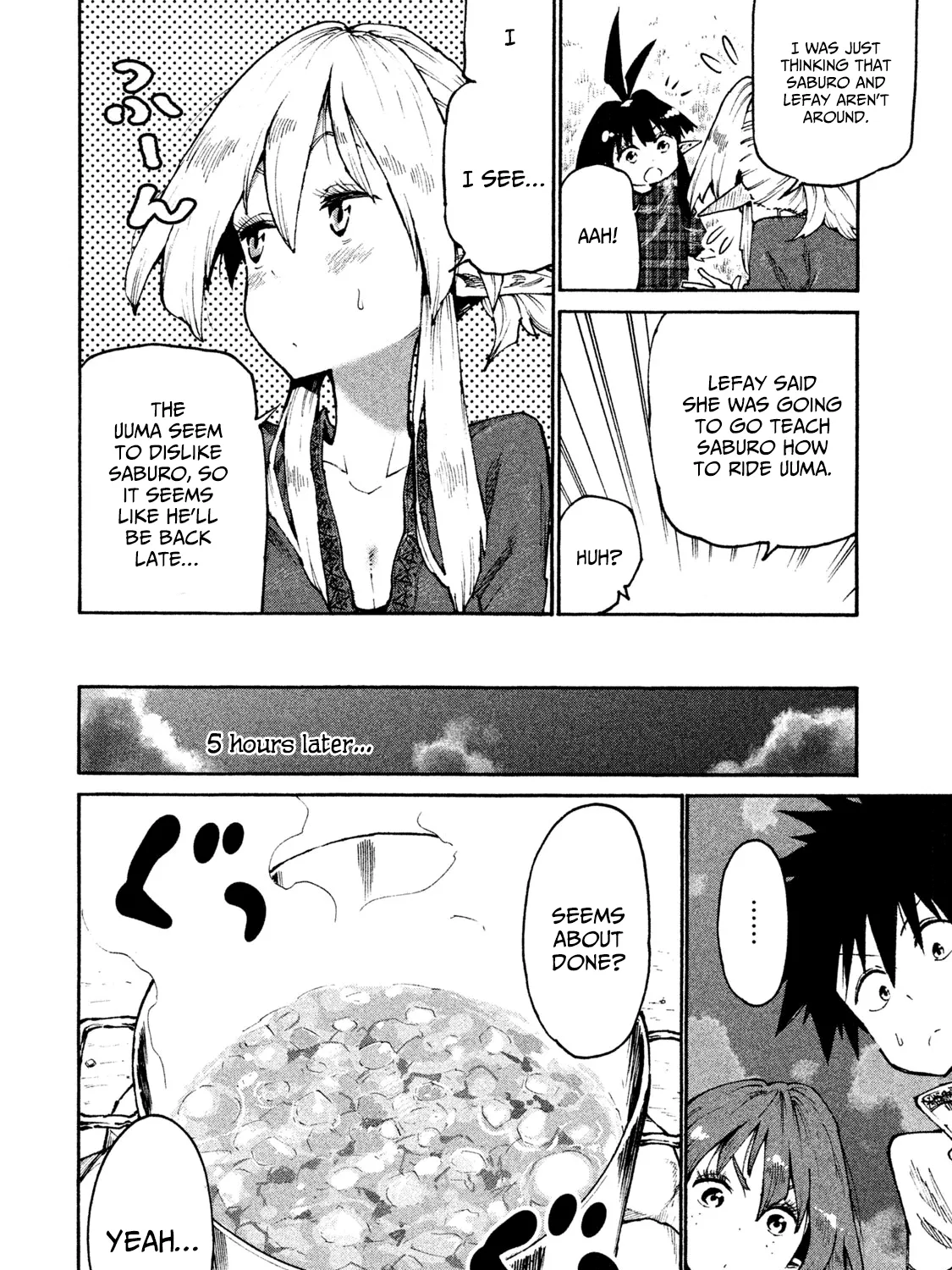 Mazumeshi Elf to Youbokugurashi Chapter 30 page 35 - 