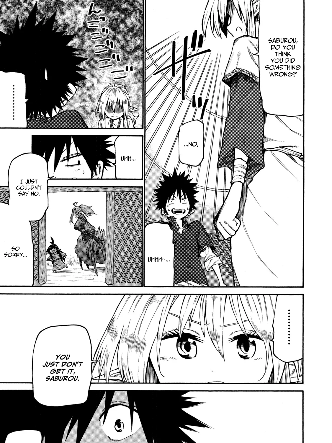 Mazumeshi Elf to Youbokugurashi Chapter 35 page 13 - 