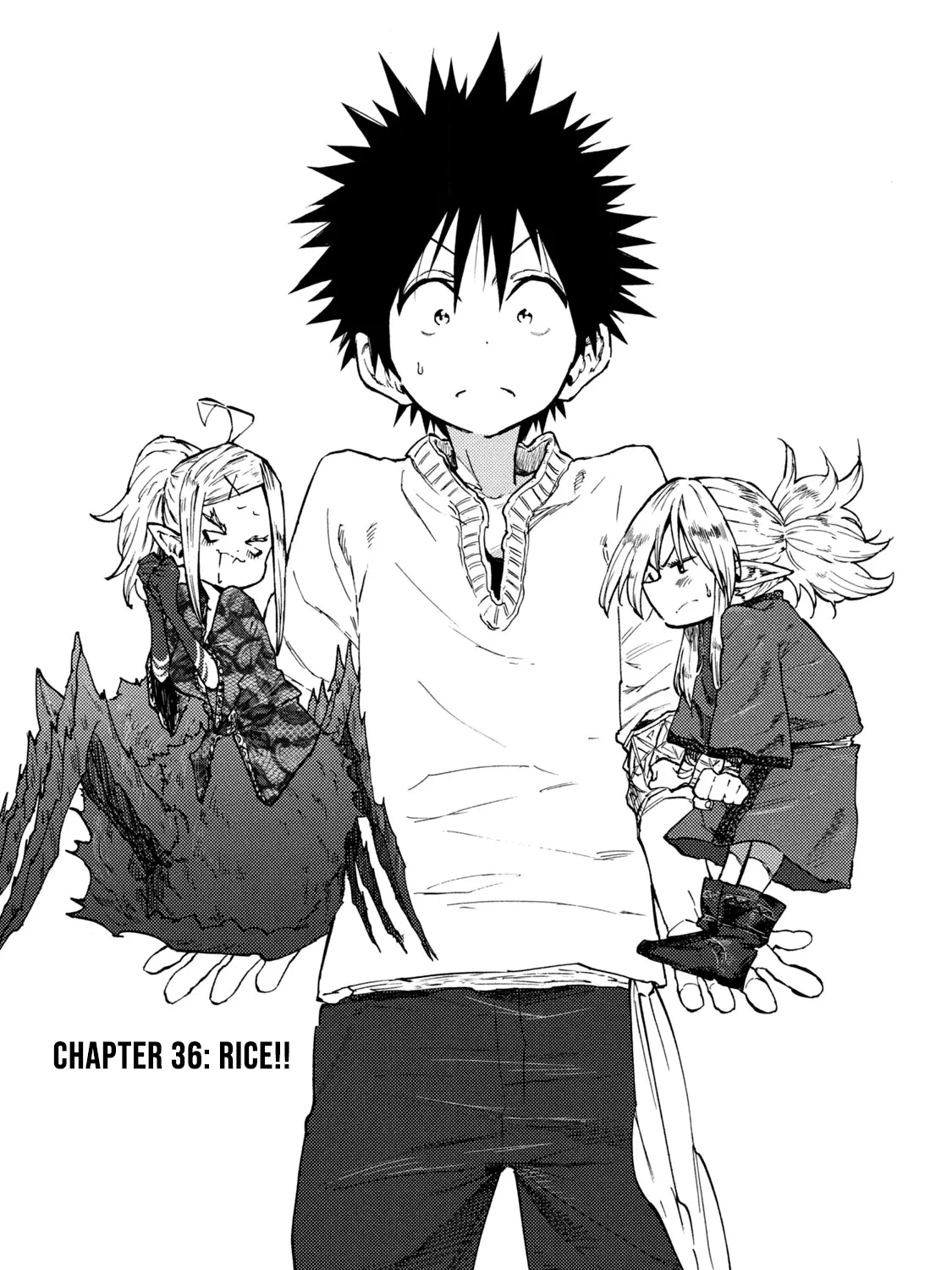 Mazumeshi Elf to Youbokugurashi Chapter 36 page 1 - 