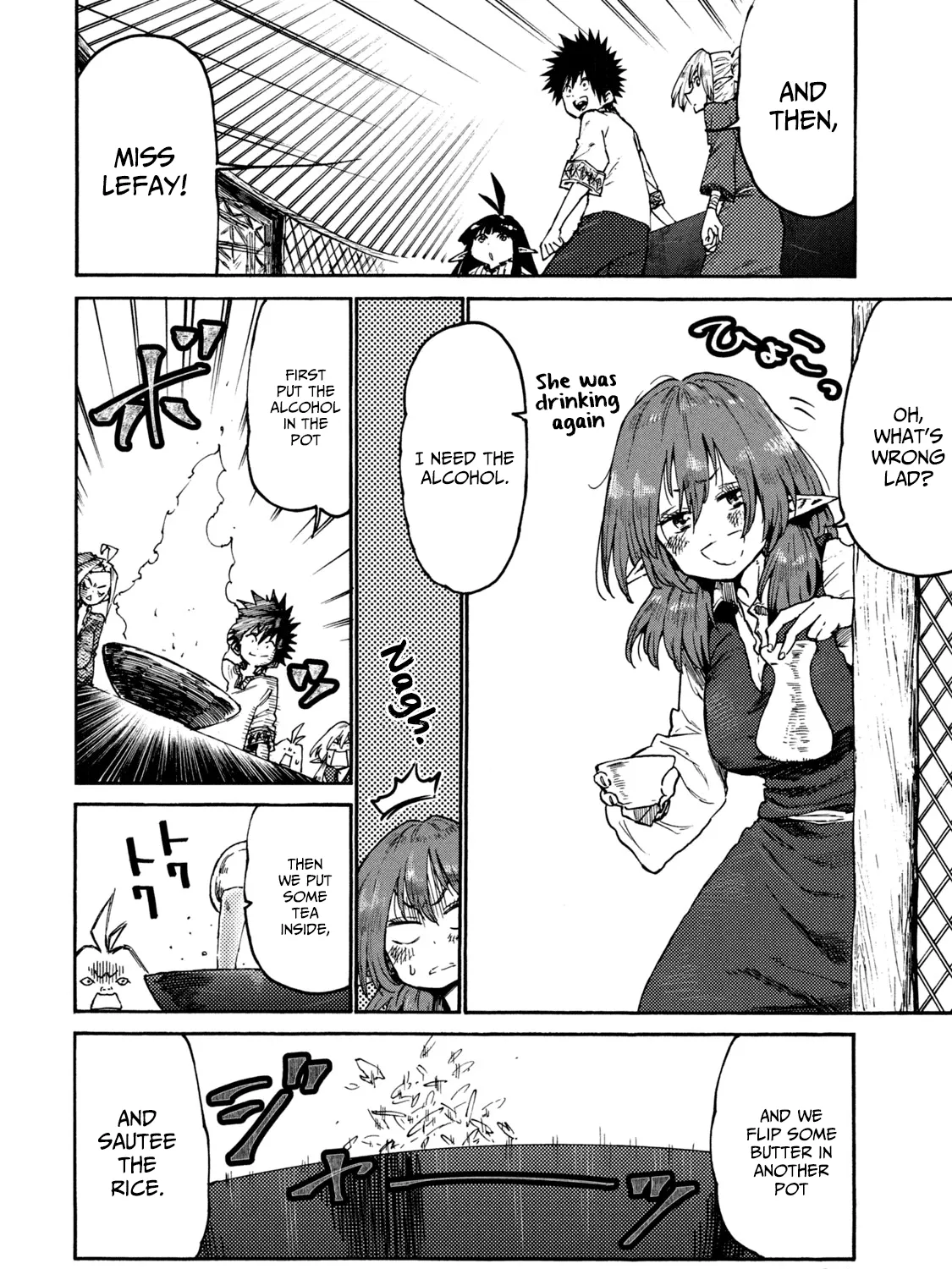 Mazumeshi Elf to Youbokugurashi Chapter 36 page 23 - 