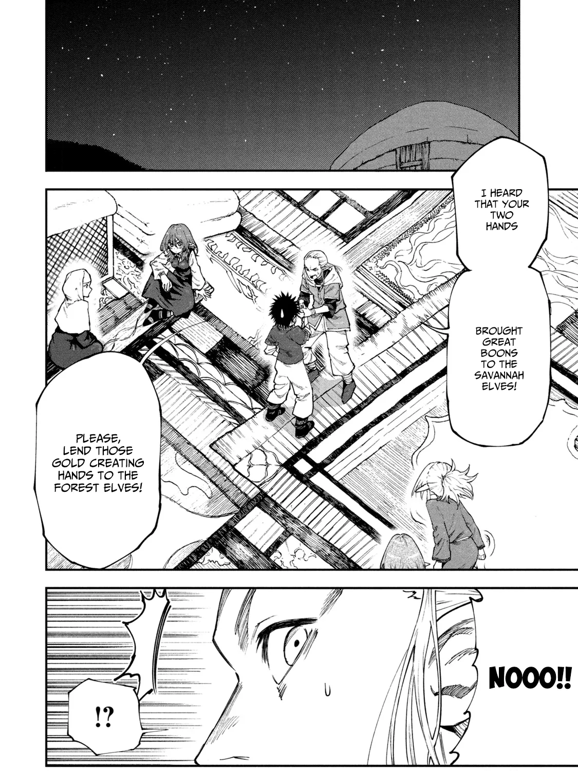 Mazumeshi Elf to Youbokugurashi Chapter 46 page 3 - 