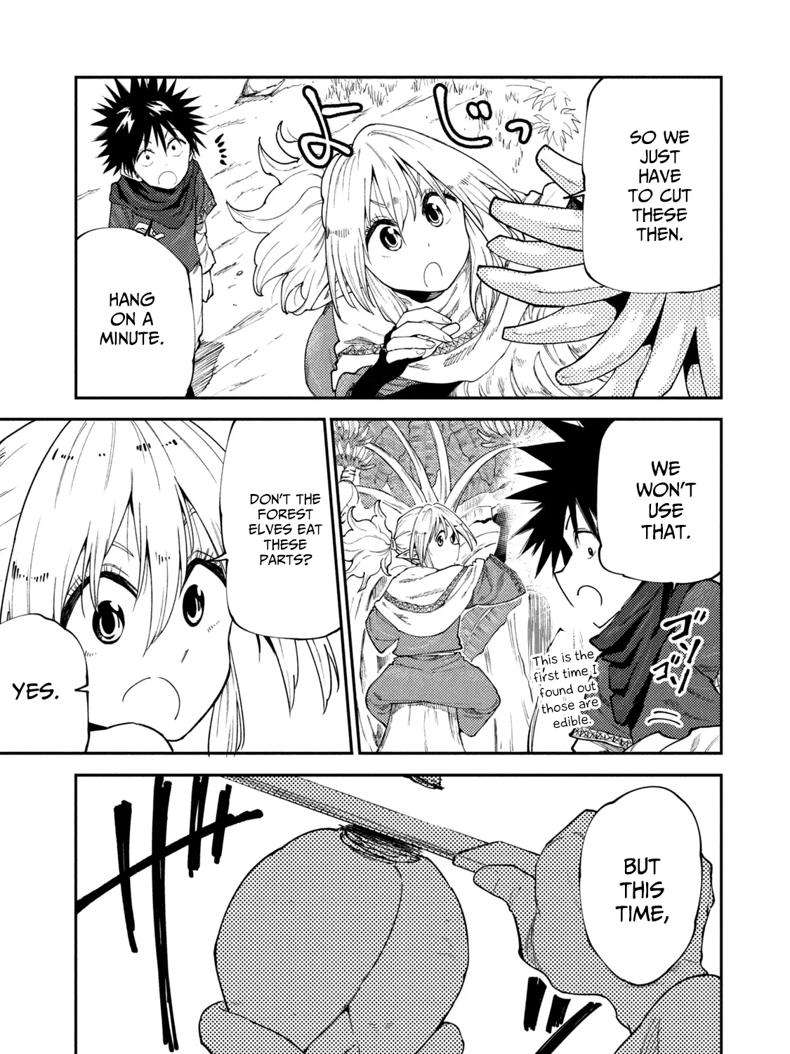 Mazumeshi Elf to Youbokugurashi Chapter 47 page 25 - 