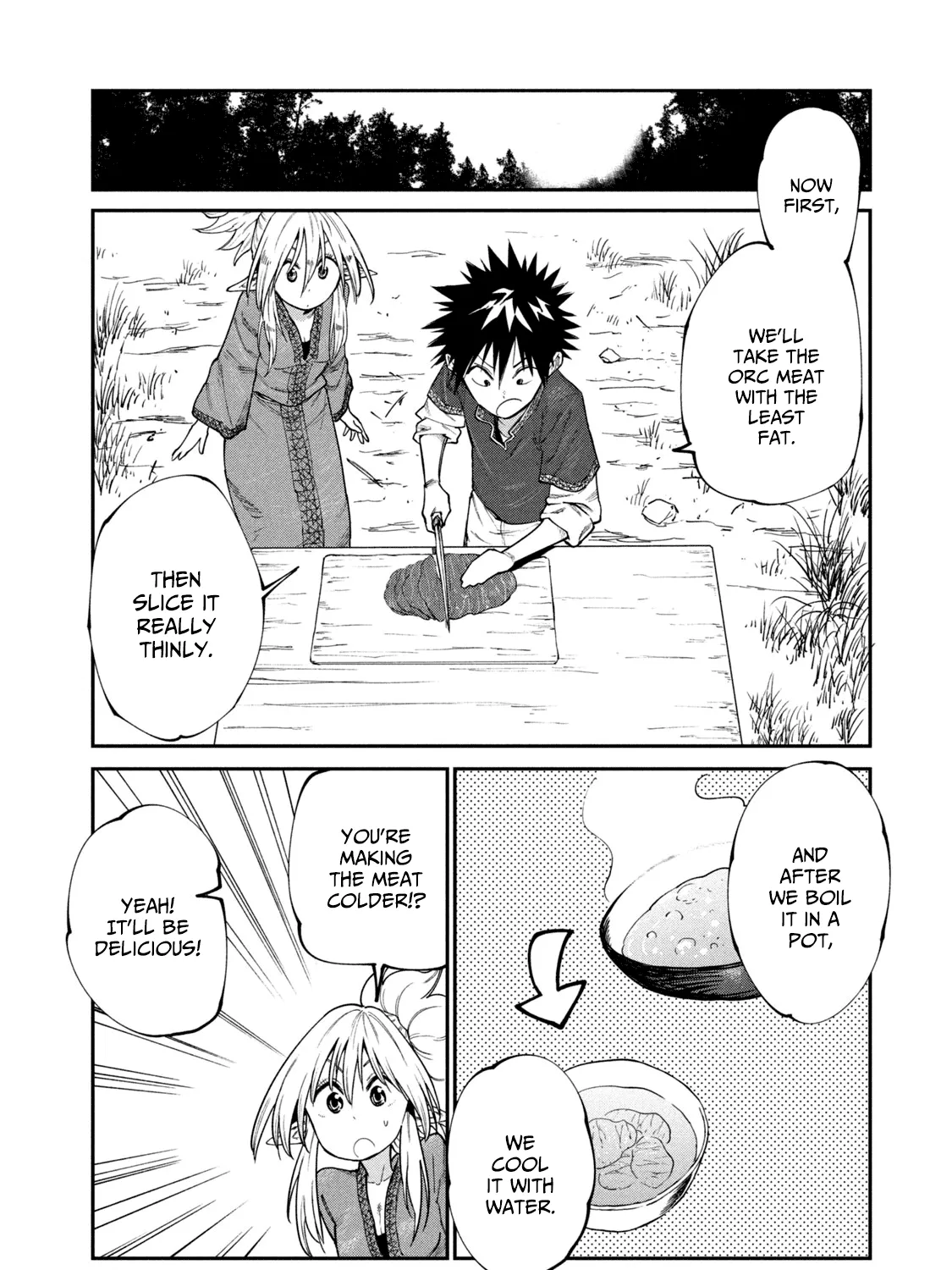 Mazumeshi Elf to Youbokugurashi Chapter 49 page 29 - 