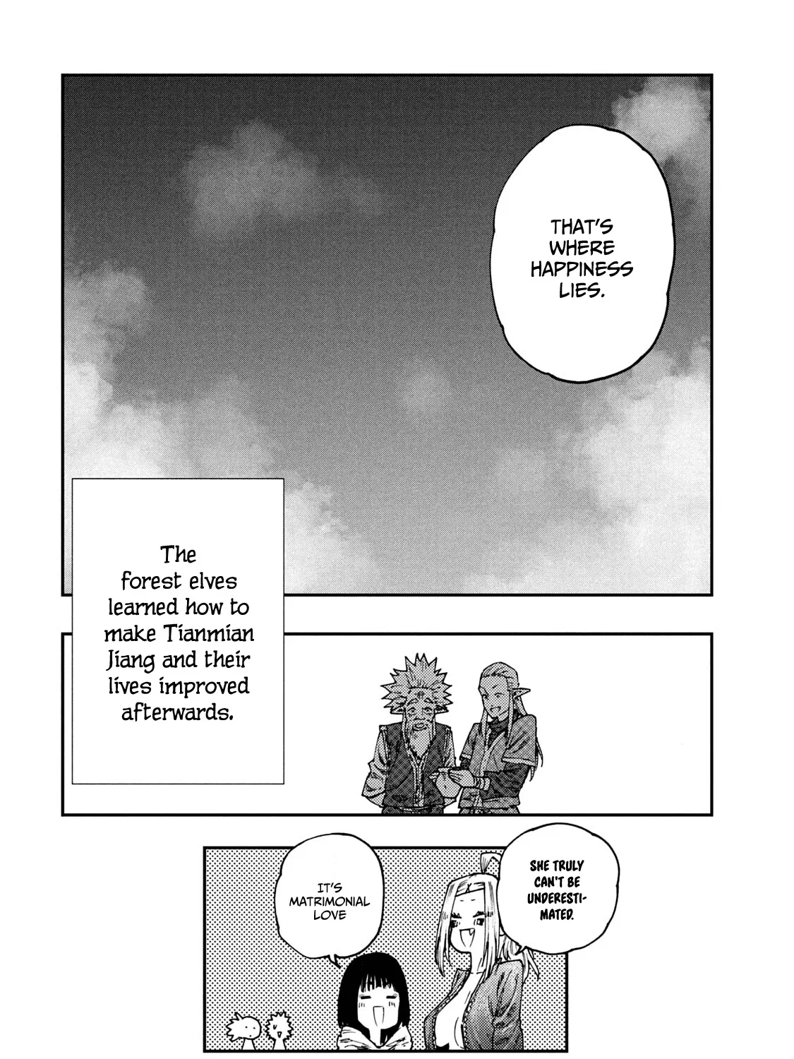 Mazumeshi Elf to Youbokugurashi Chapter 54 page 47 - 