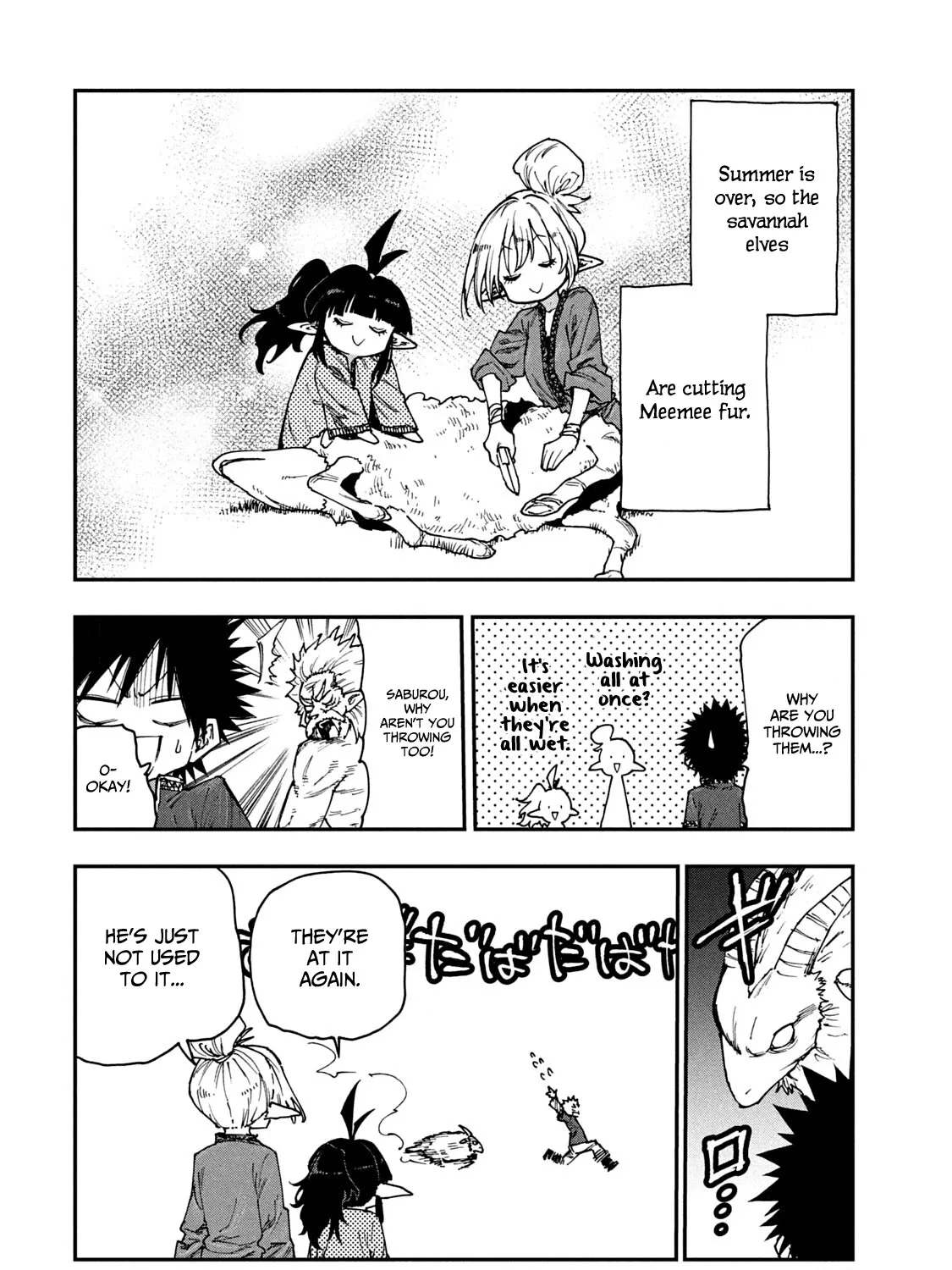Mazumeshi Elf to Youbokugurashi Chapter 54 page 7 - 