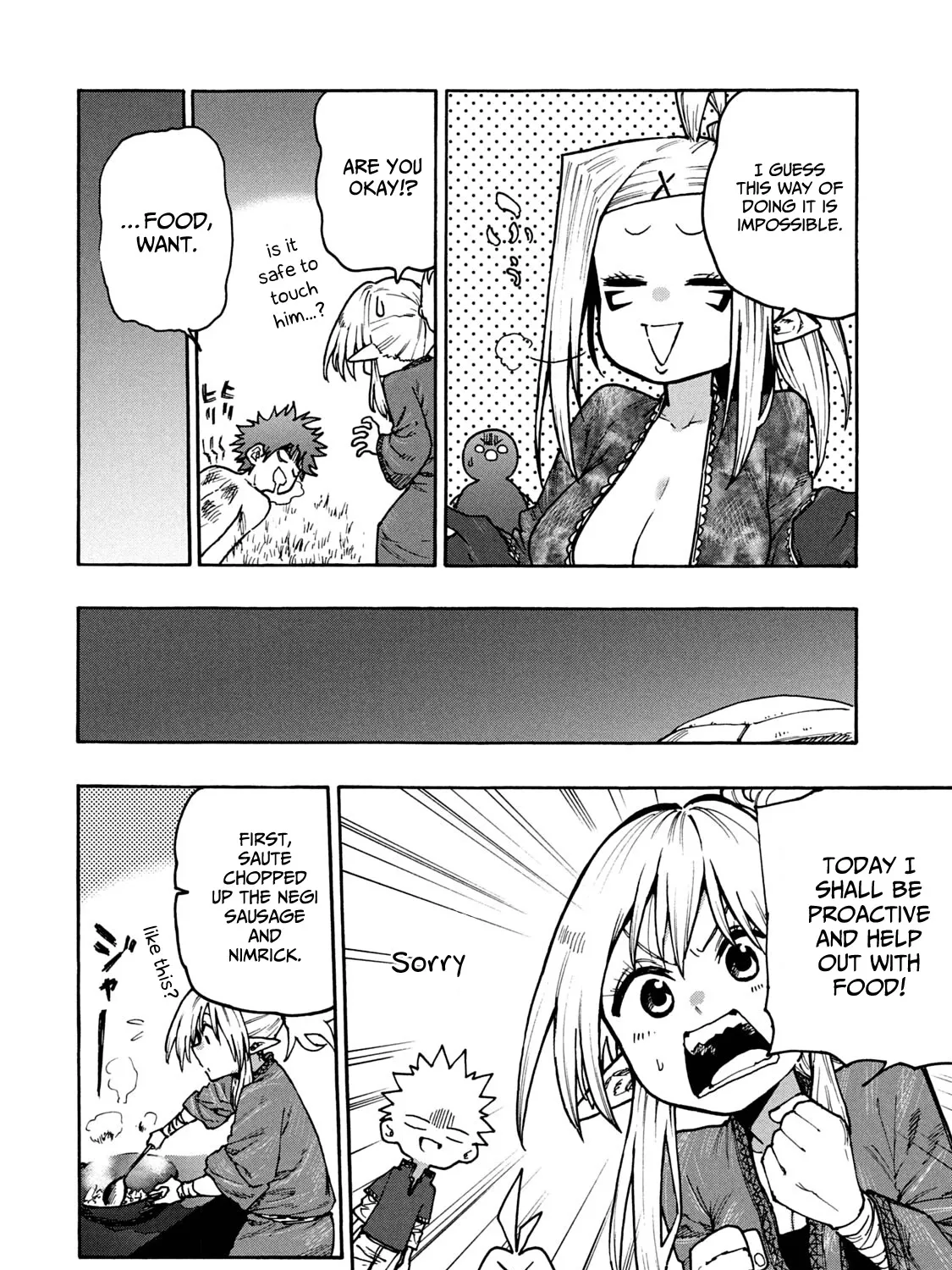 Mazumeshi Elf to Youbokugurashi Chapter 67 page 27 - 