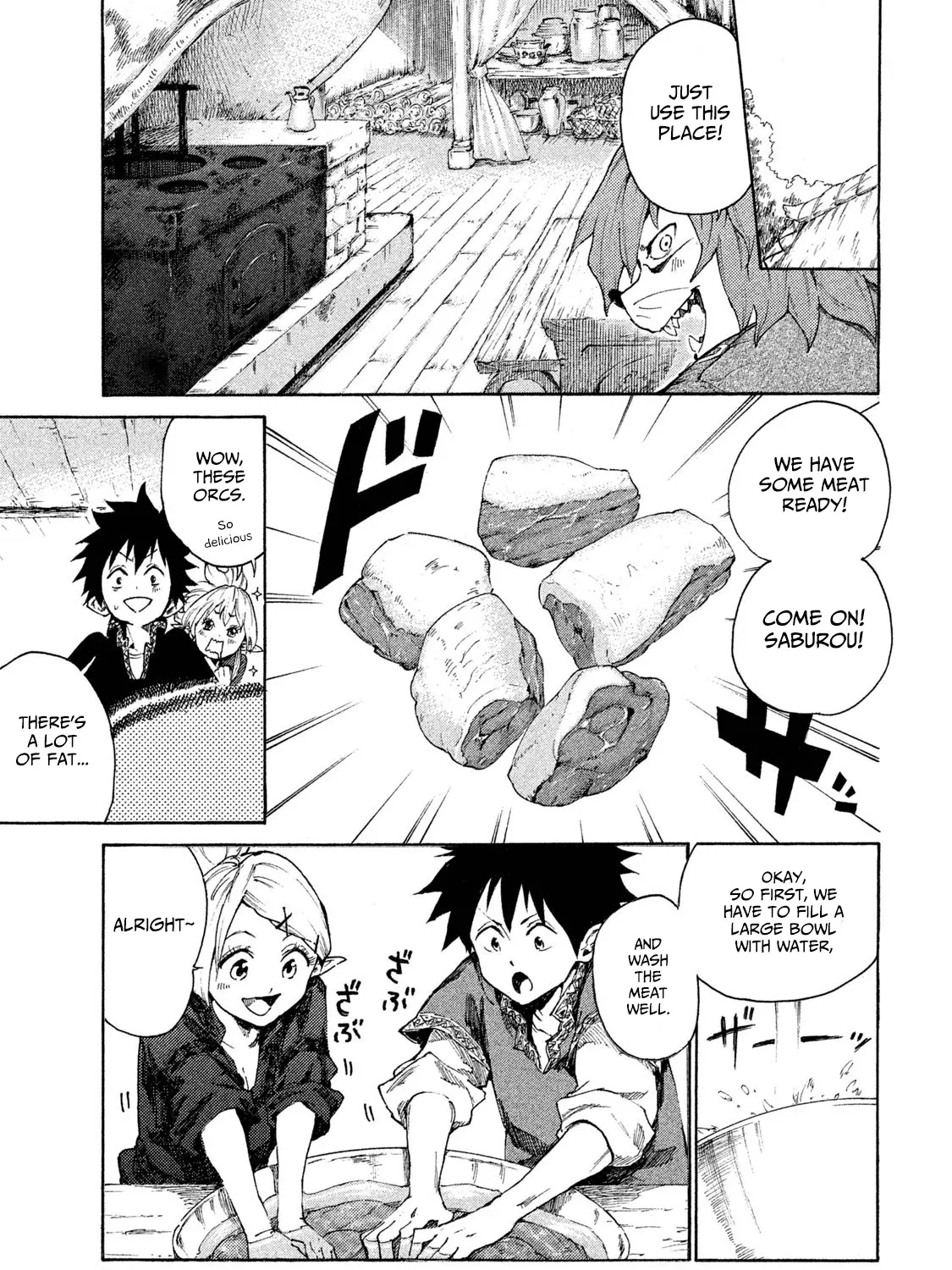 Mazumeshi Elf to Youbokugurashi Chapter 7 page 14 - 