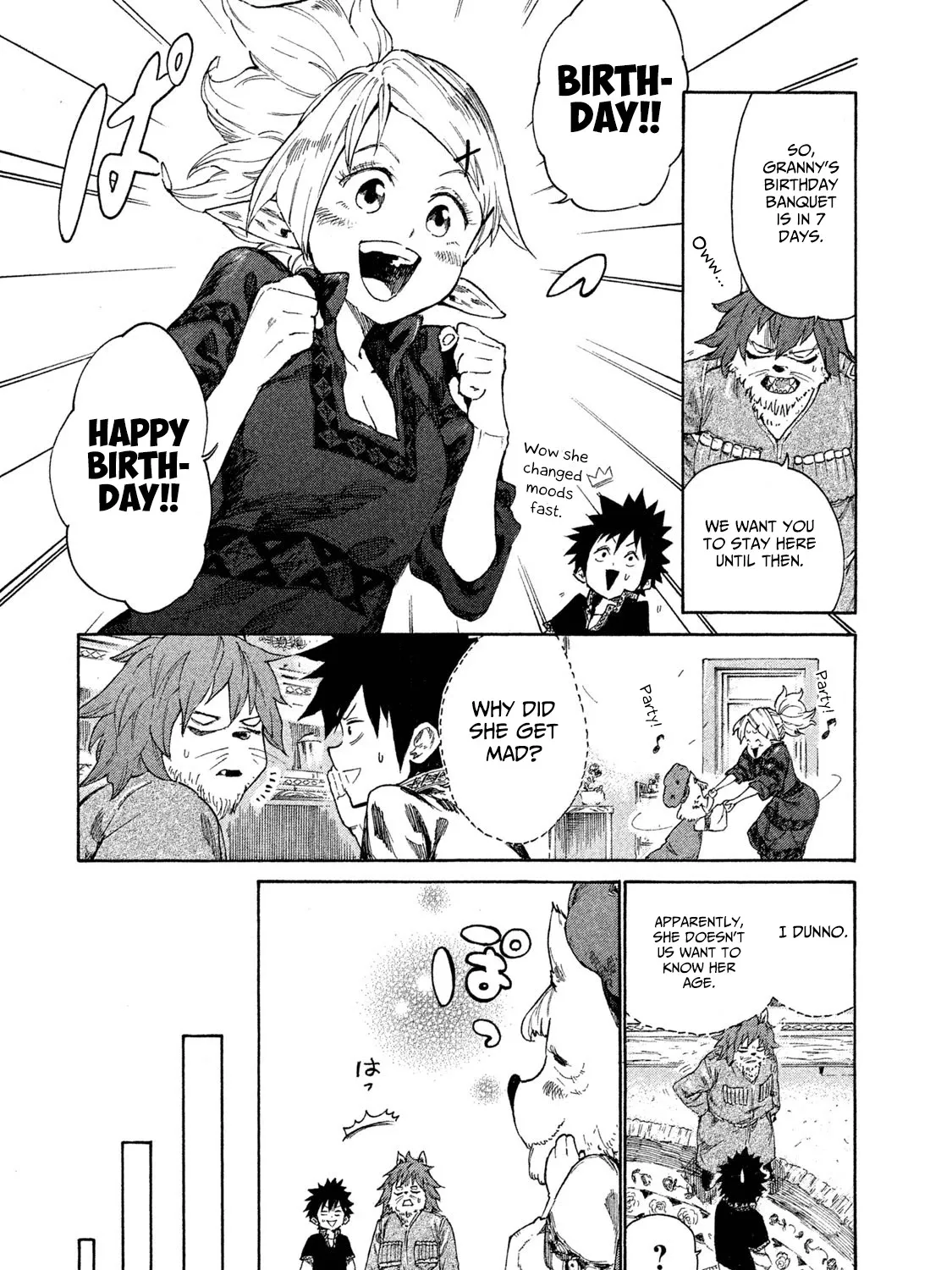 Mazumeshi Elf to Youbokugurashi Chapter 7 page 28 - 