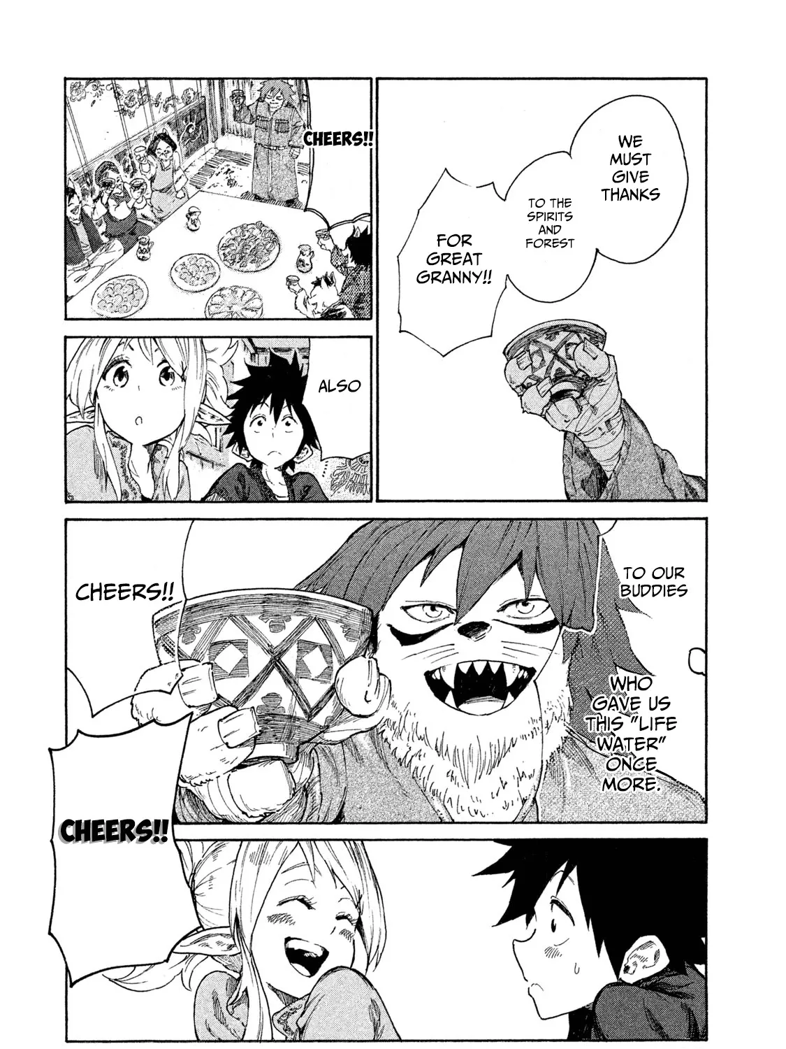 Mazumeshi Elf to Youbokugurashi Chapter 7 page 32 - 