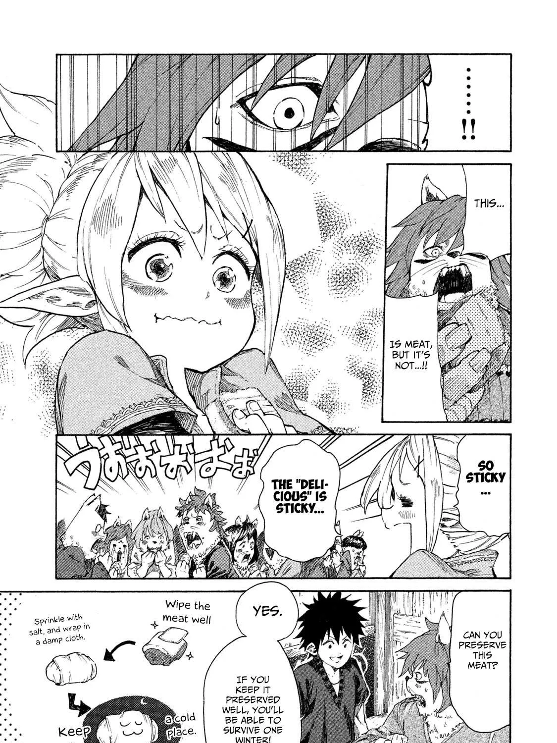 Mazumeshi Elf to Youbokugurashi Chapter 7 page 38 - 