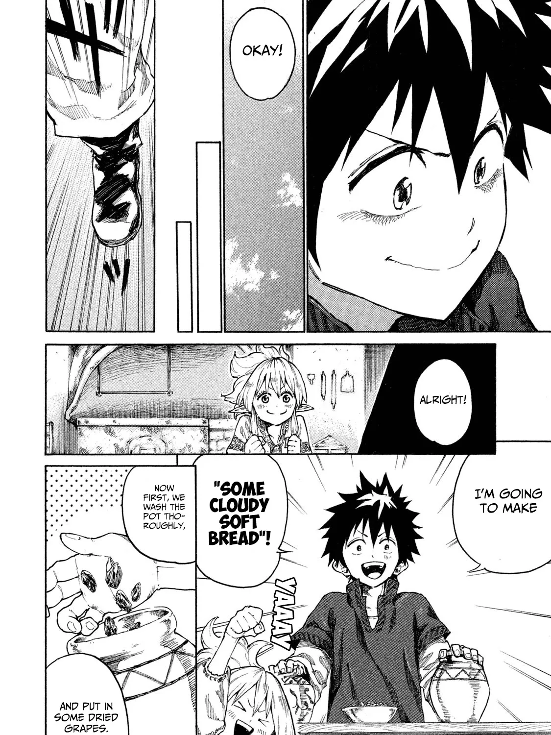 Mazumeshi Elf to Youbokugurashi Chapter 7 page 64 - 