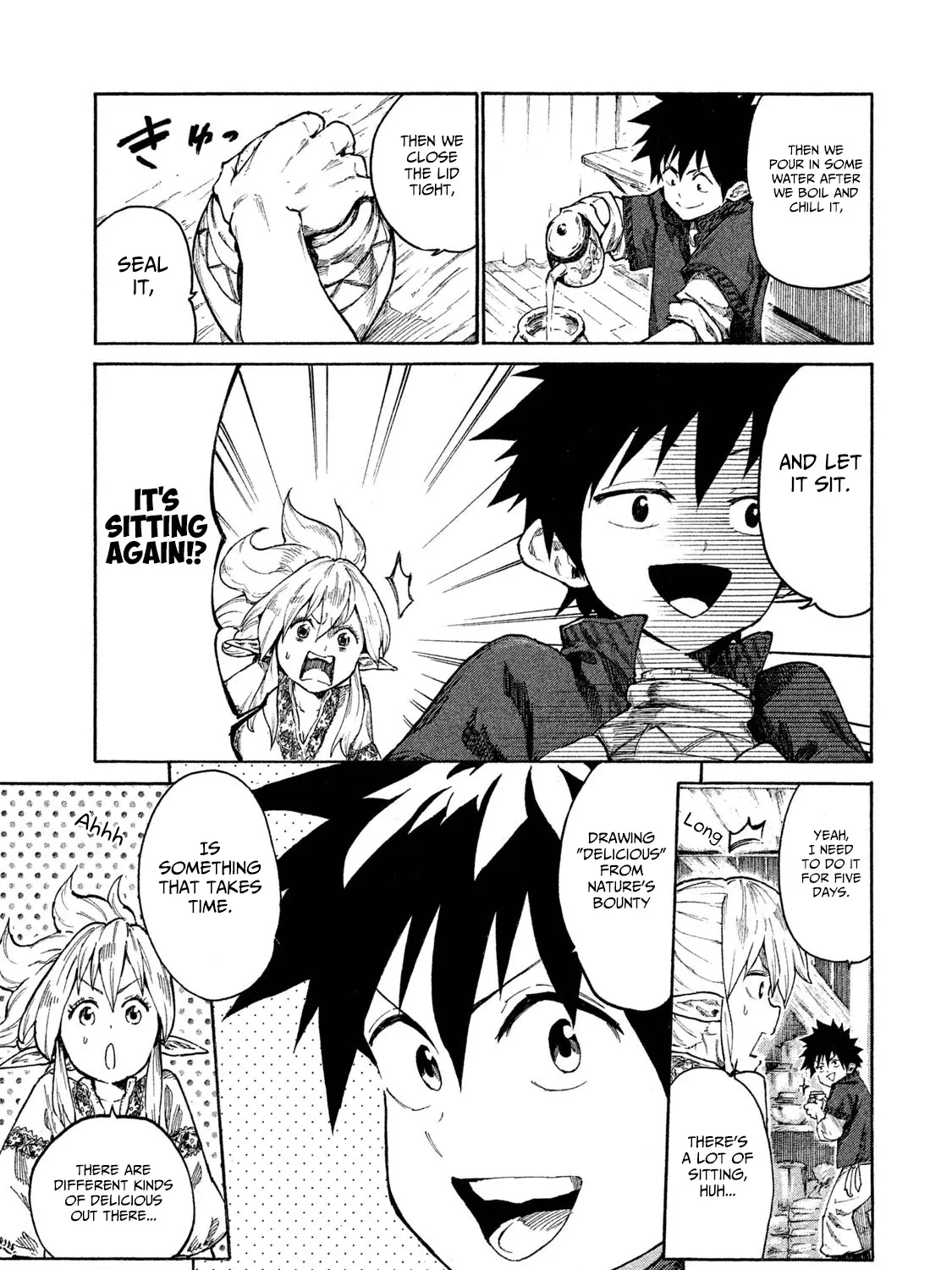 Mazumeshi Elf to Youbokugurashi Chapter 7 page 66 - 