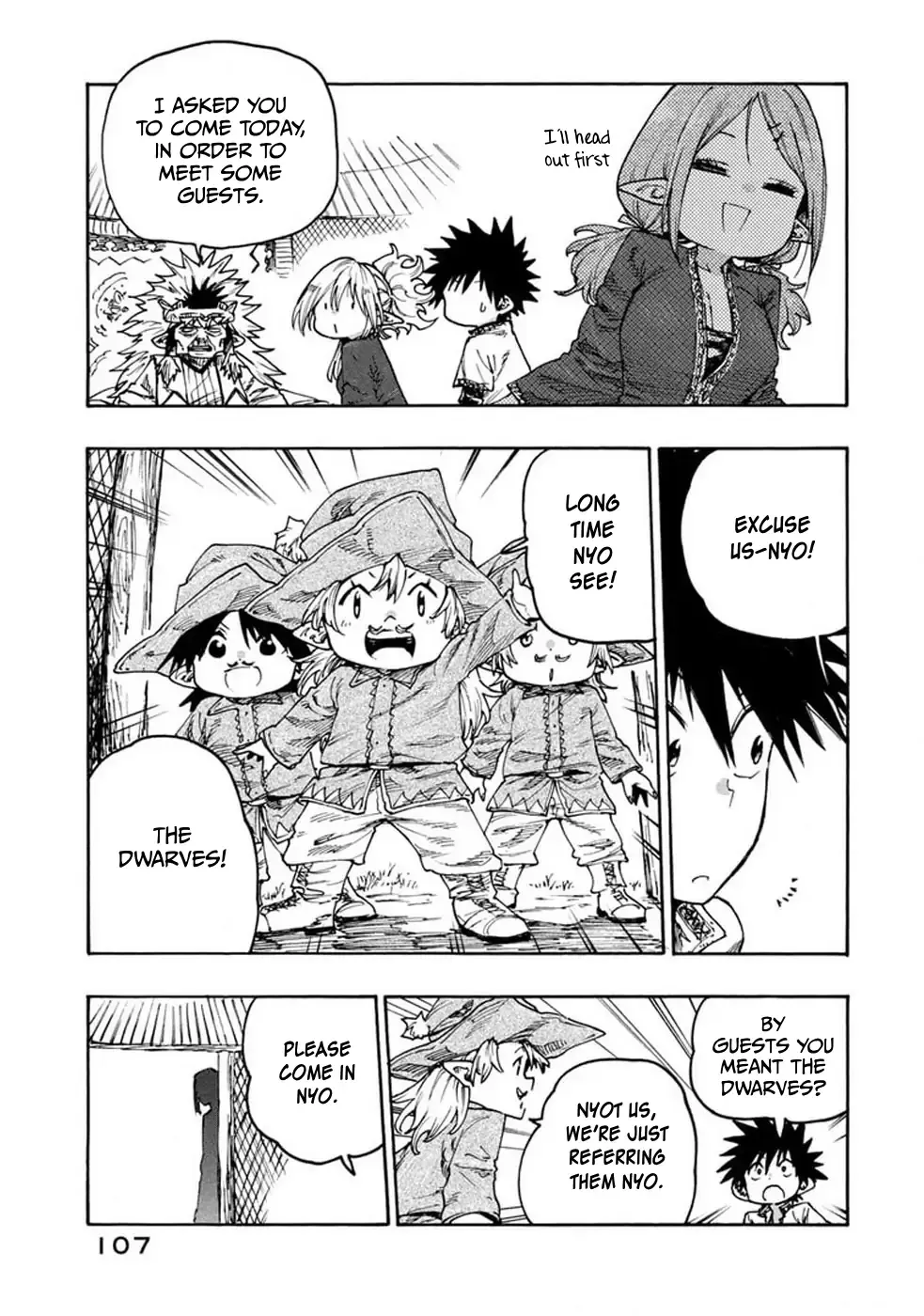 Mazumeshi Elf to Youbokugurashi Chapter 73 page 11 - 