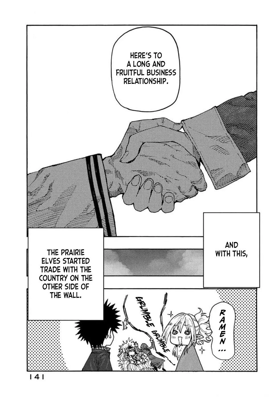 Mazumeshi Elf to Youbokugurashi Chapter 74 page 28 - 