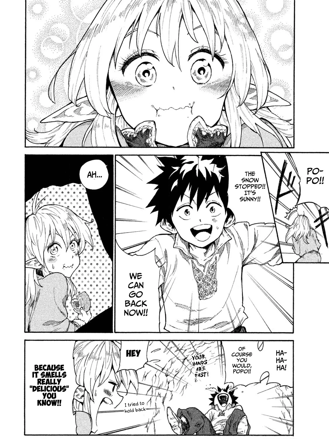 Mazumeshi Elf to Youbokugurashi Chapter 9 page 35 - 