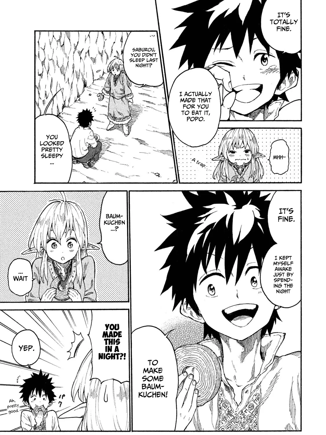 Mazumeshi Elf to Youbokugurashi Chapter 9 page 37 - 