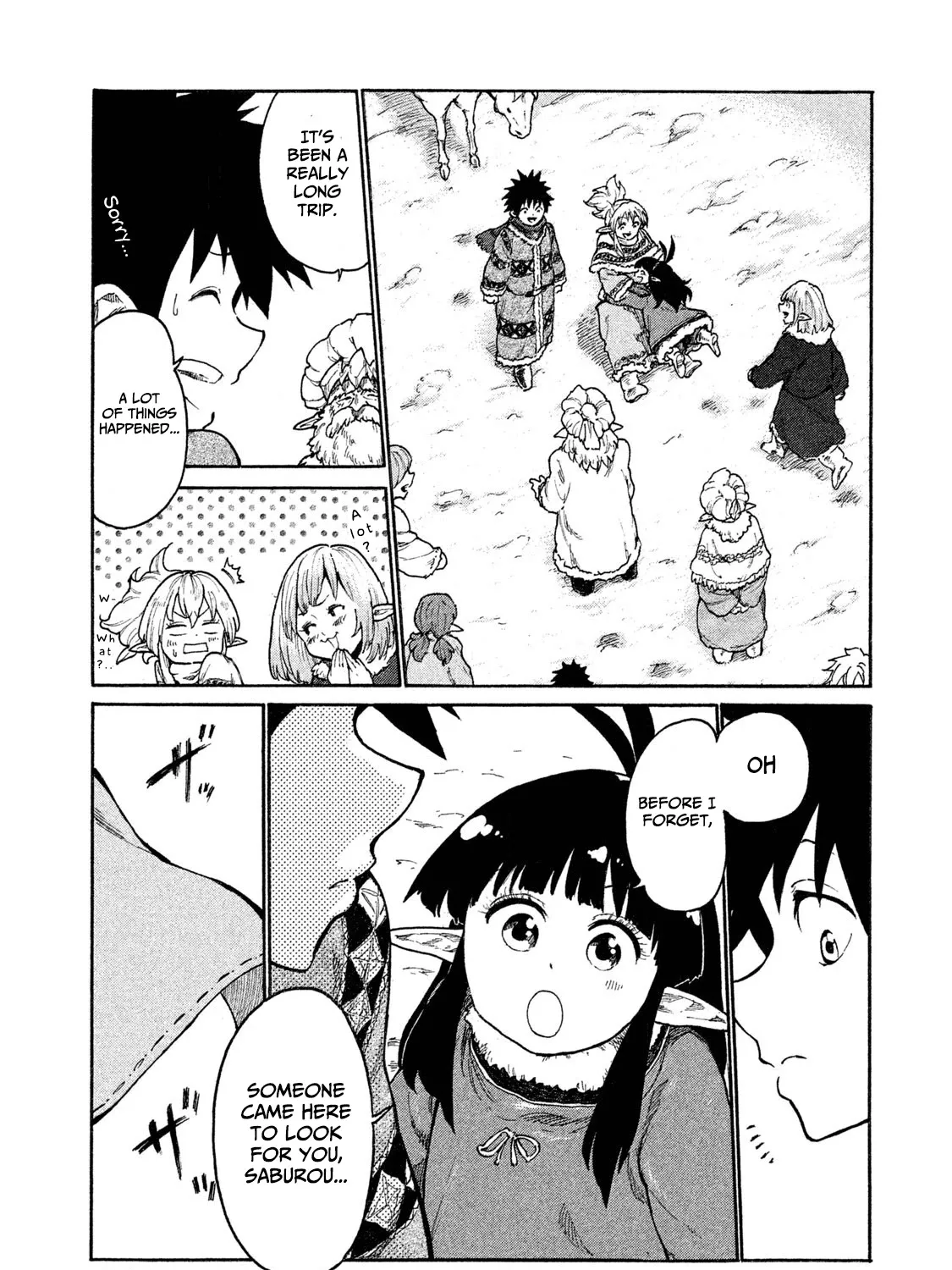 Mazumeshi Elf to Youbokugurashi Chapter 9 page 45 - 