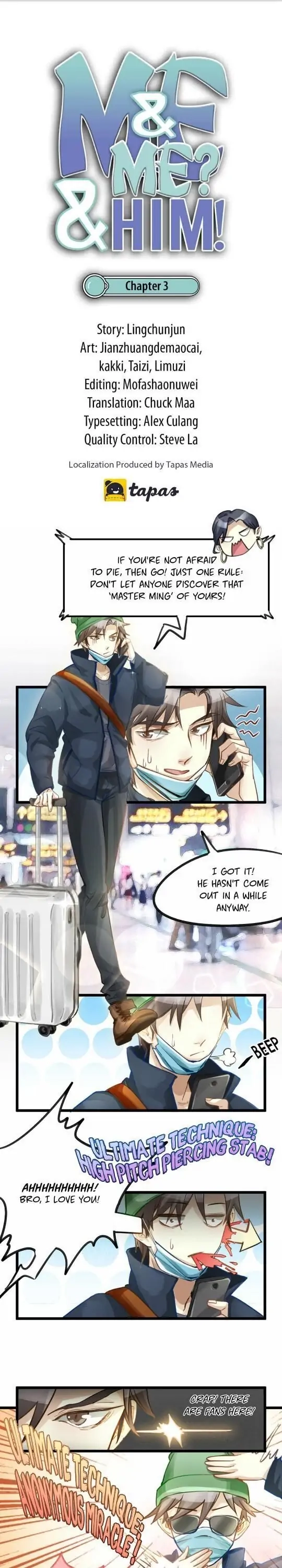 Me & Me? & Him! Chapter 3 page 1 - 