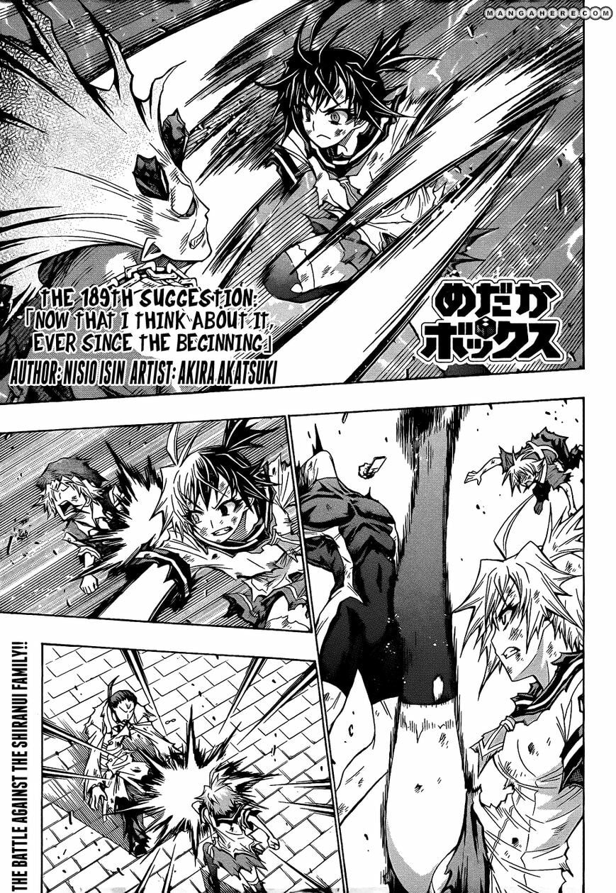 Medaka Box (Colored) Chapter 189 page 3 - 
