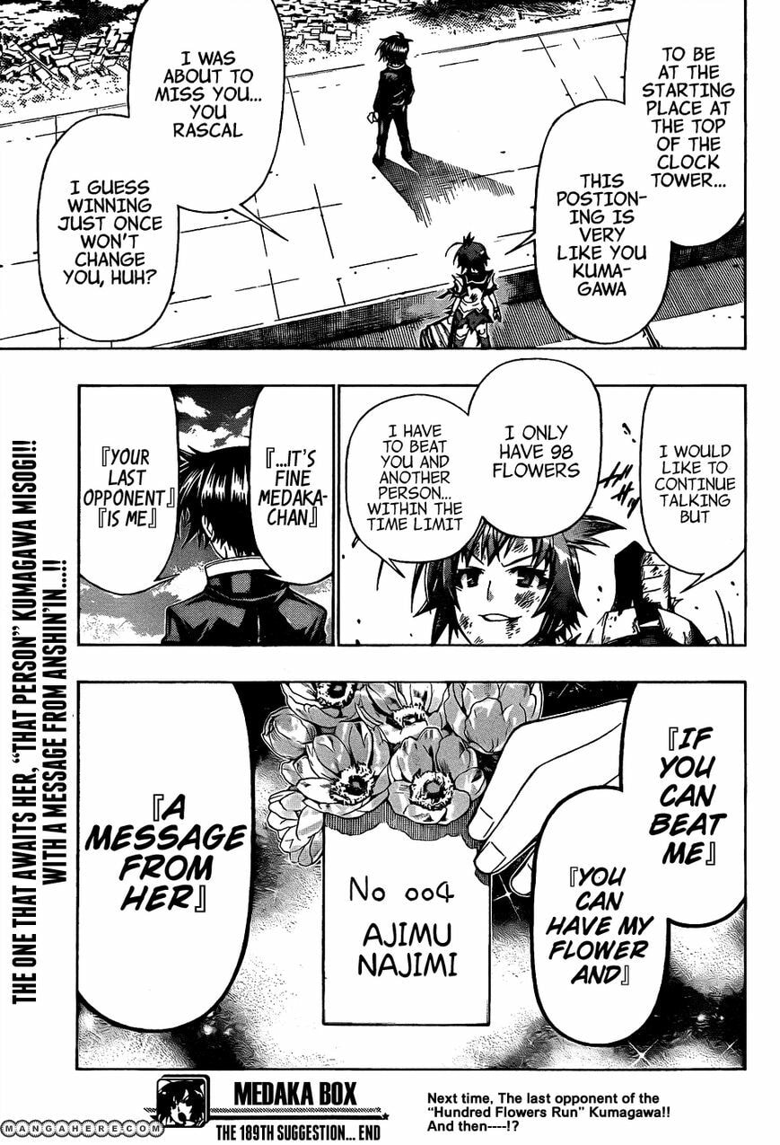 Medaka Box (Colored) Chapter 189 page 21 - 