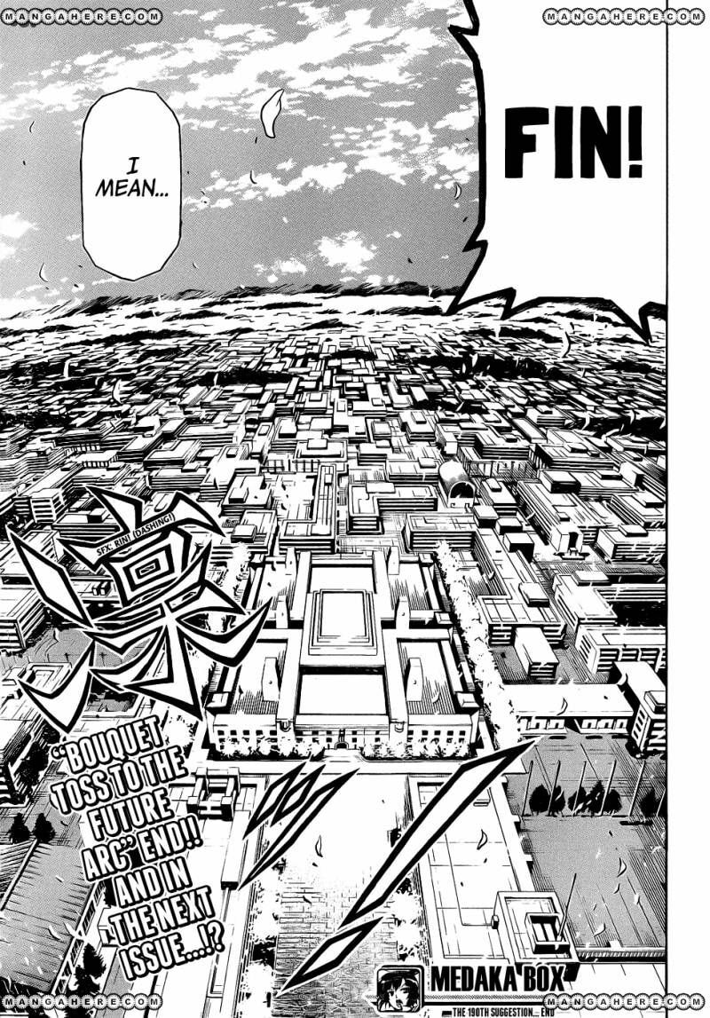 Medaka Box (Colored) Chapter 190 page 17 - 