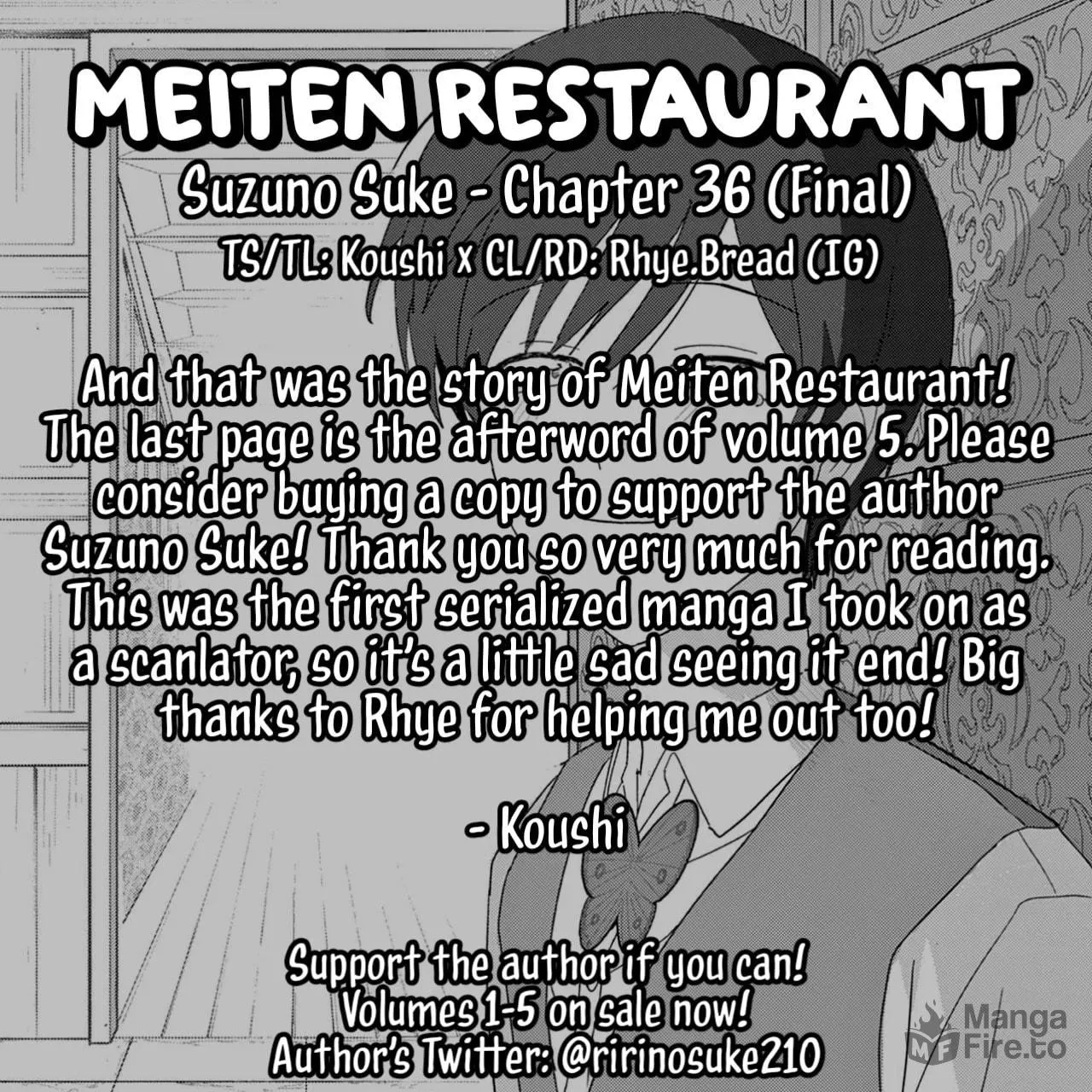 Meiten Restaurant Chapter 36 page 39 - 