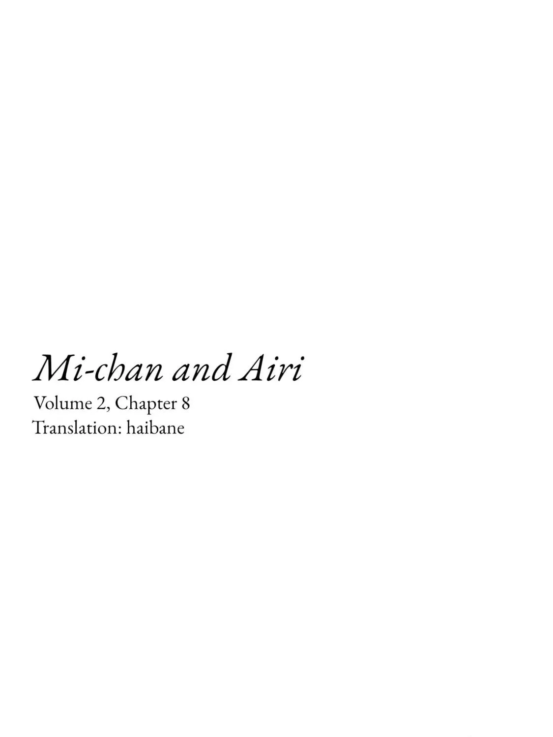 Mi-chan to Airi Chapter 8 page 49 - 