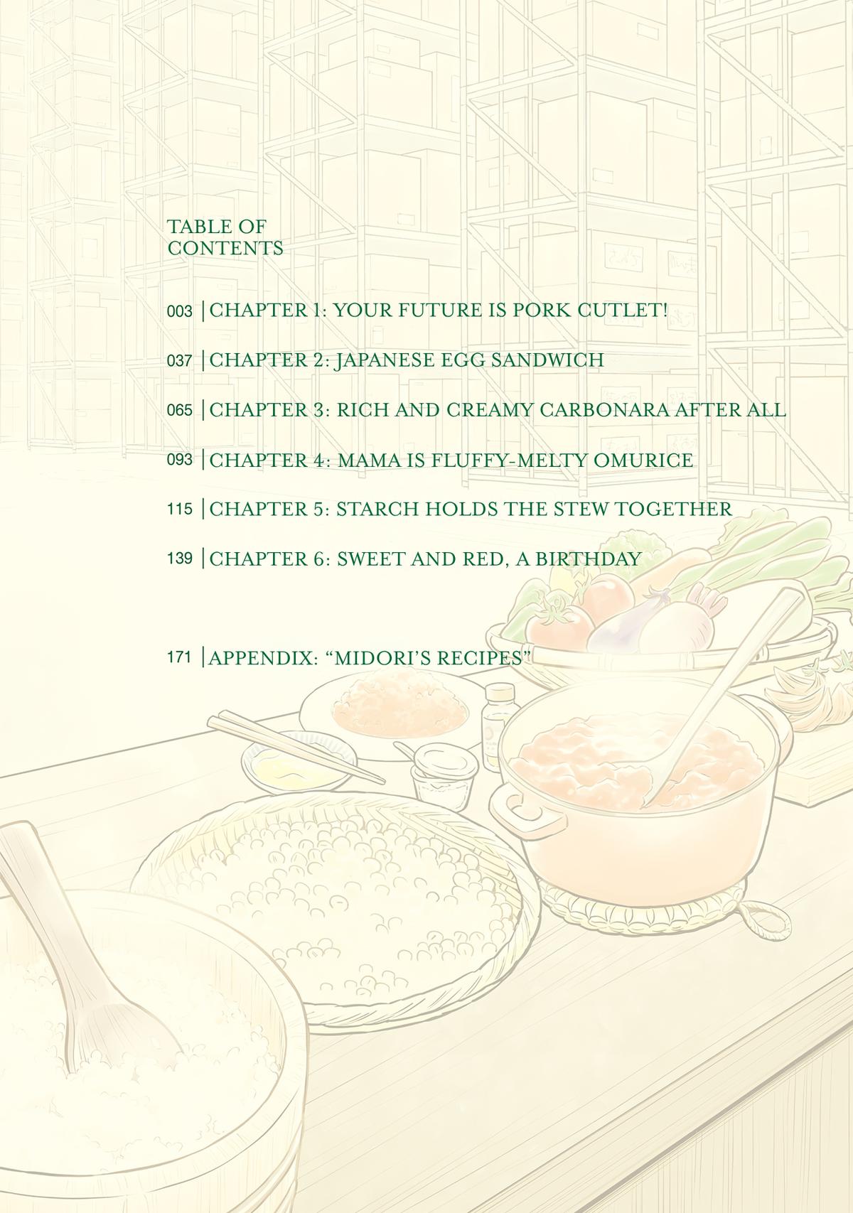 Midori's Kitchen Chapter 1 page 4 - 