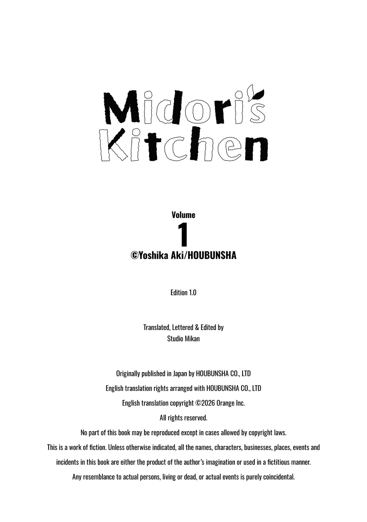 Midori's Kitchen Chapter 6 page 39 - 