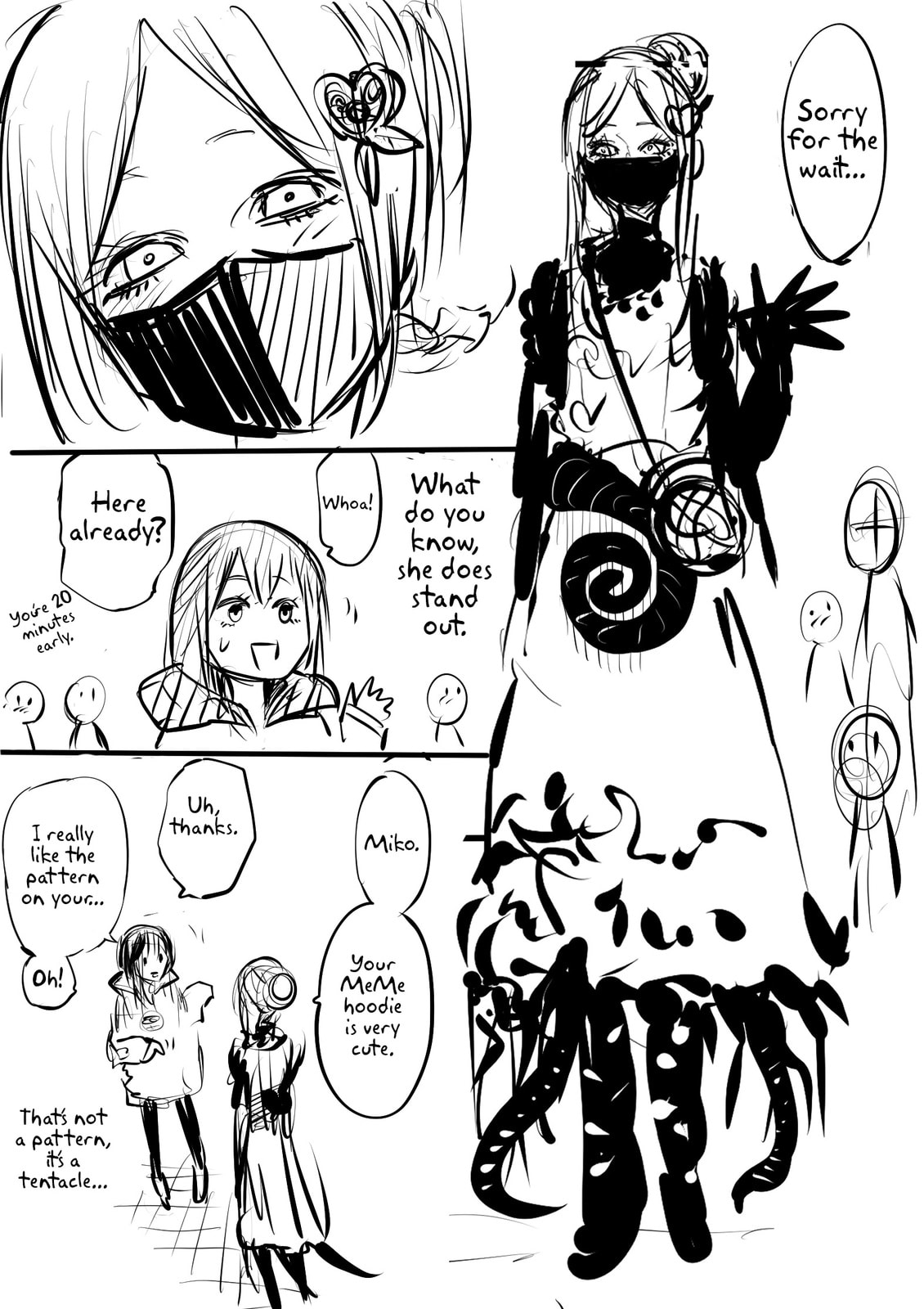 Mieruko-chan Chapter 58.5 page 3 - 
