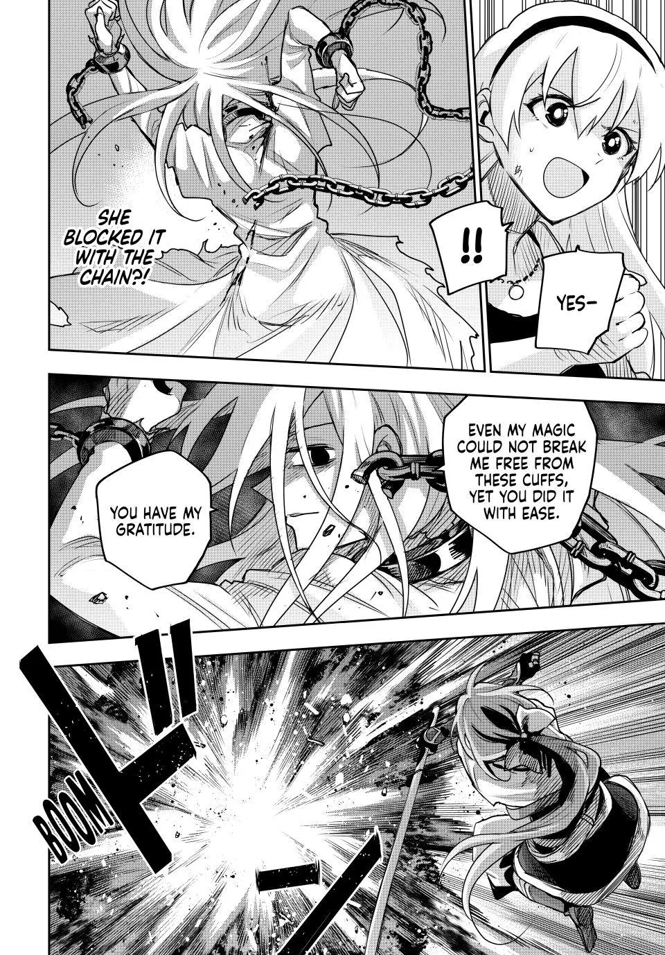 Mikata ga Yowasugite Hojo Mahou ni Tesshiteita Kyuutei Mahoushi, Tsuihou Sarete Saikyou wo Mezashimasu Chapter 215 page 2 - 