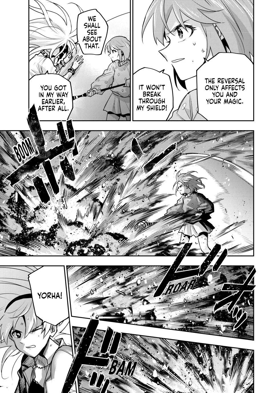 Mikata ga Yowasugite Hojo Mahou ni Tesshiteita Kyuutei Mahoushi, Tsuihou Sarete Saikyou wo Mezashimasu Chapter 215 page 13 - 