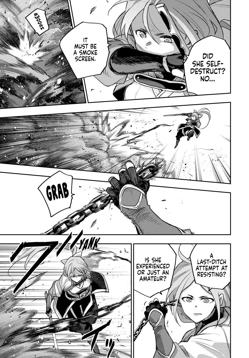 Mikata ga Yowasugite Hojo Mahou ni Tesshiteita Kyuutei Mahoushi, Tsuihou Sarete Saikyou wo Mezashimasu Chapter 215 page 3 - 
