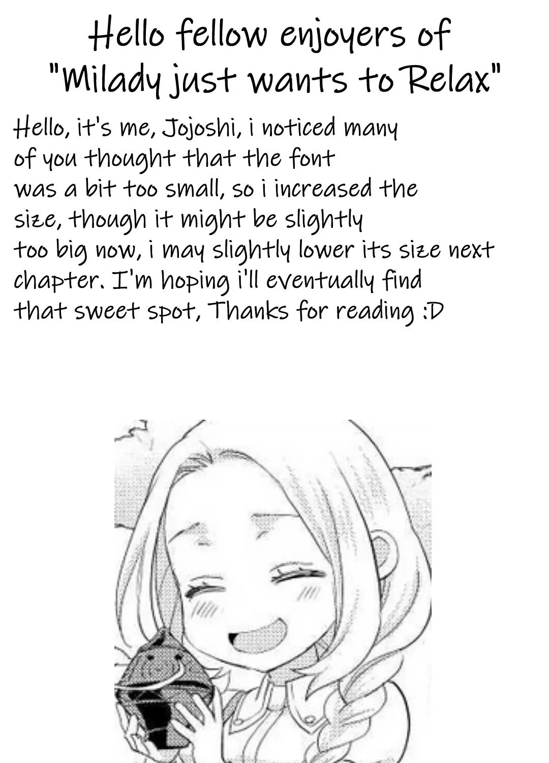 Milady Just Wants To Relax Chapter 35 page 2 - 