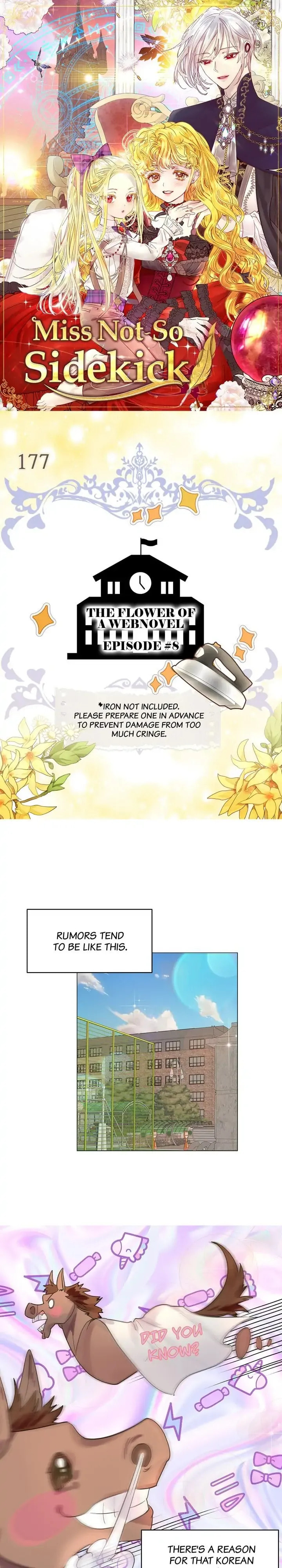 Miss Not-So Sidekick Chapter 142.8 page 1 - 