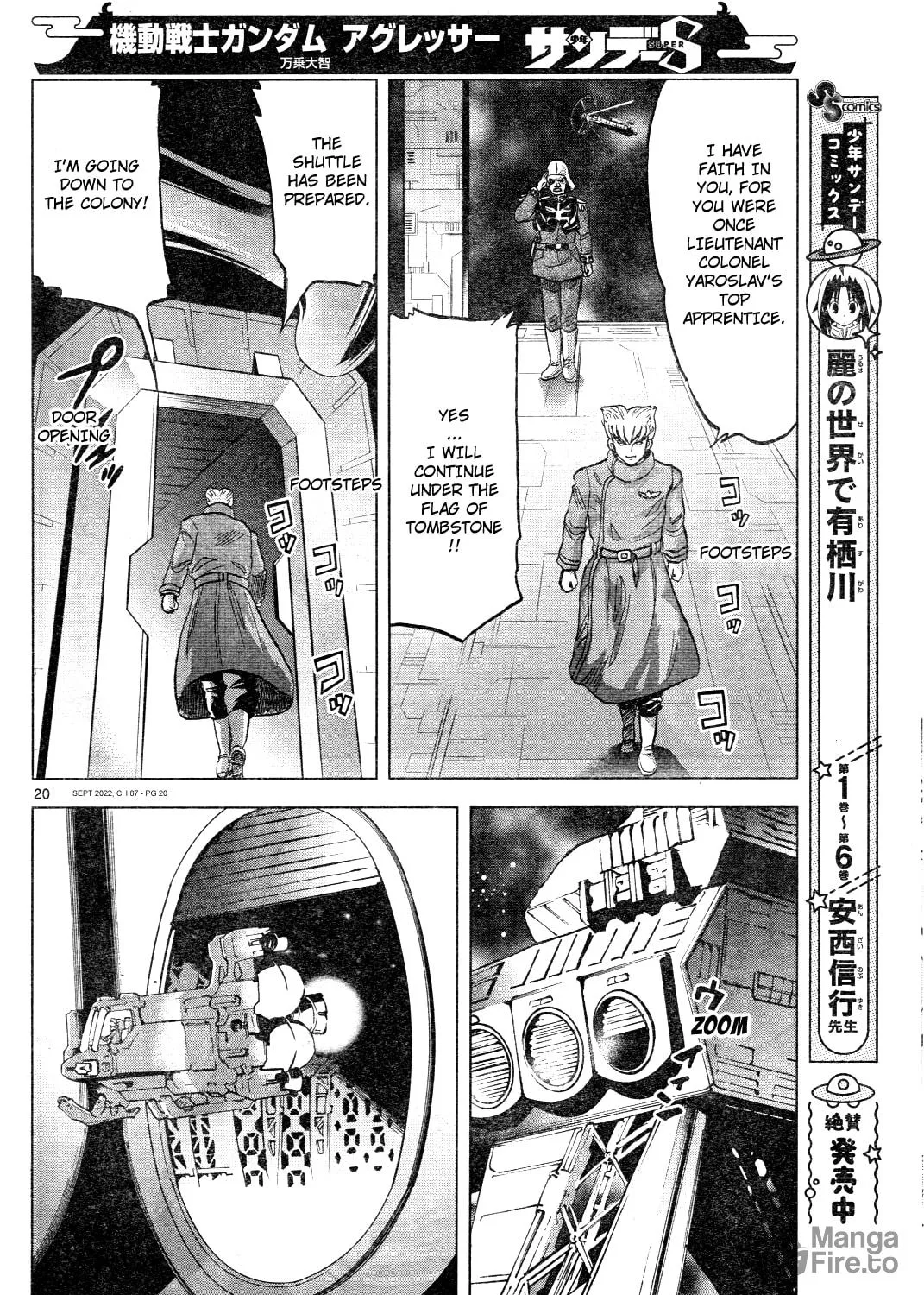 Mobile Suit Gundam Aggressor Chapter 87 page 36 - 