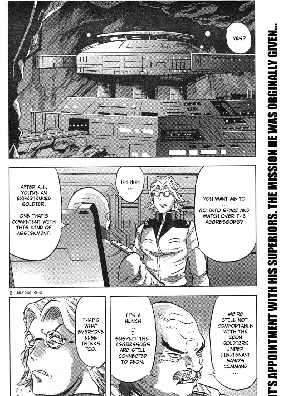Mobile Suit Gundam Aggressor Chapter 97 page 3 - 