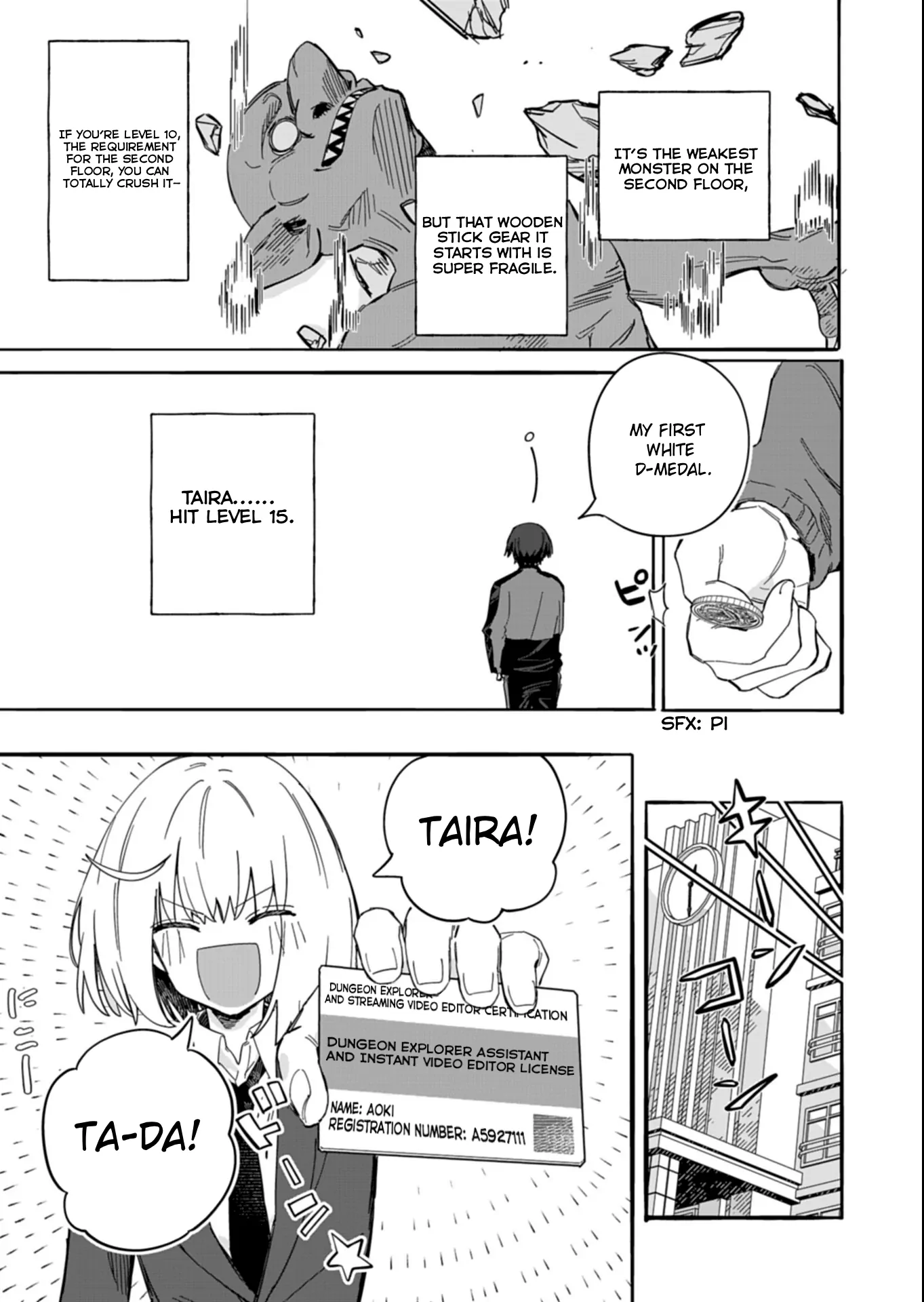 Modern Dungeon – A Tale of a High Schooler with Abnormally High Initial Luck, Becoming the Strongest Using Skills Obtained from Canned Gacha Chapter 4.2 page 11 - 
