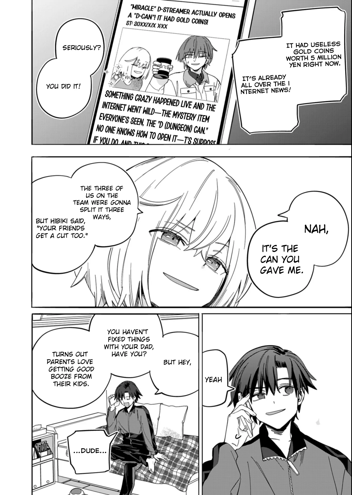 Modern Dungeon – A Tale of a High Schooler with Abnormally High Initial Luck, Becoming the Strongest Using Skills Obtained from Canned Gacha Chapter 4.2 page 18 - 
