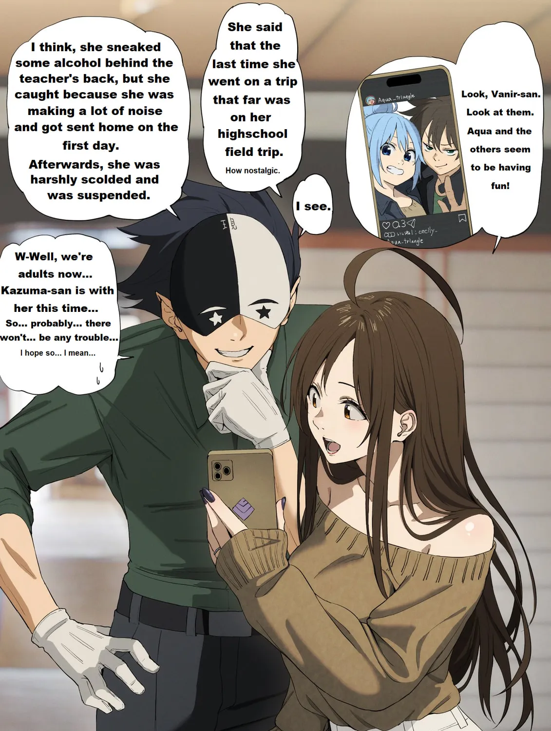Modern Konosuba Chapter 84 page 1 - 