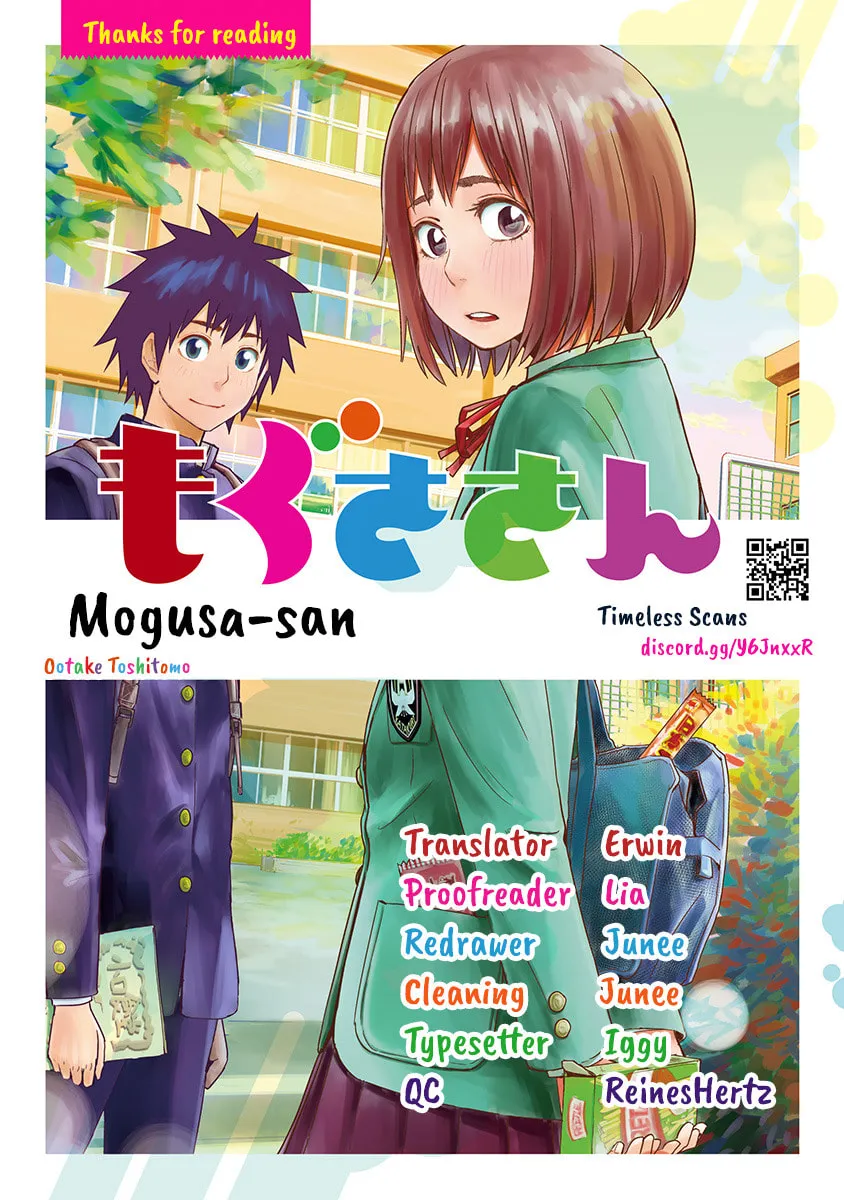 Mogusa-san Chapter 72 page 1 - 