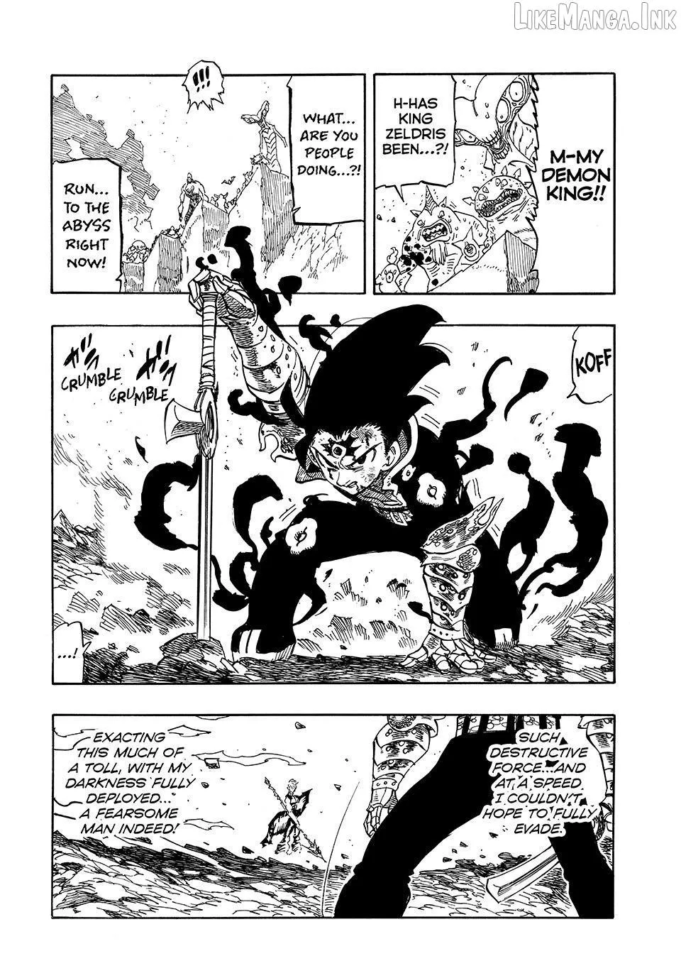Mokushiroku no Yonkishi Chapter 256 page 6 - 