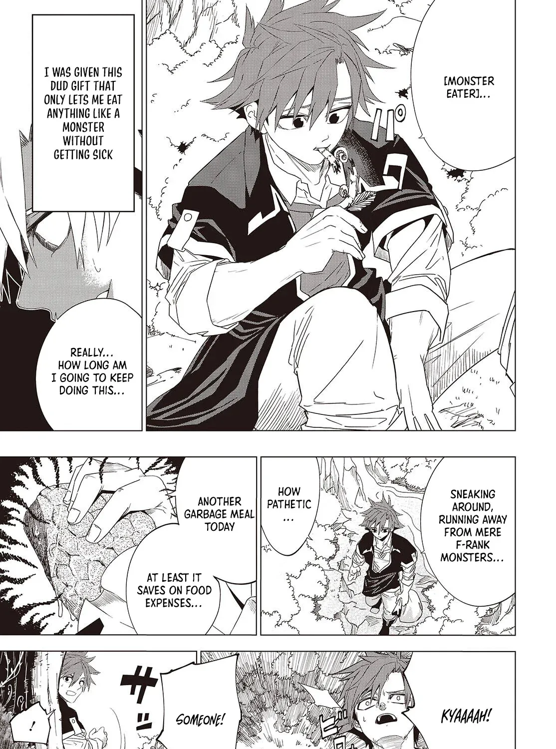 Monster Eater: The Lowest-Ranked Adventurer Becomes the Strongest with Monster Powers Chapter 1 page 22 - 